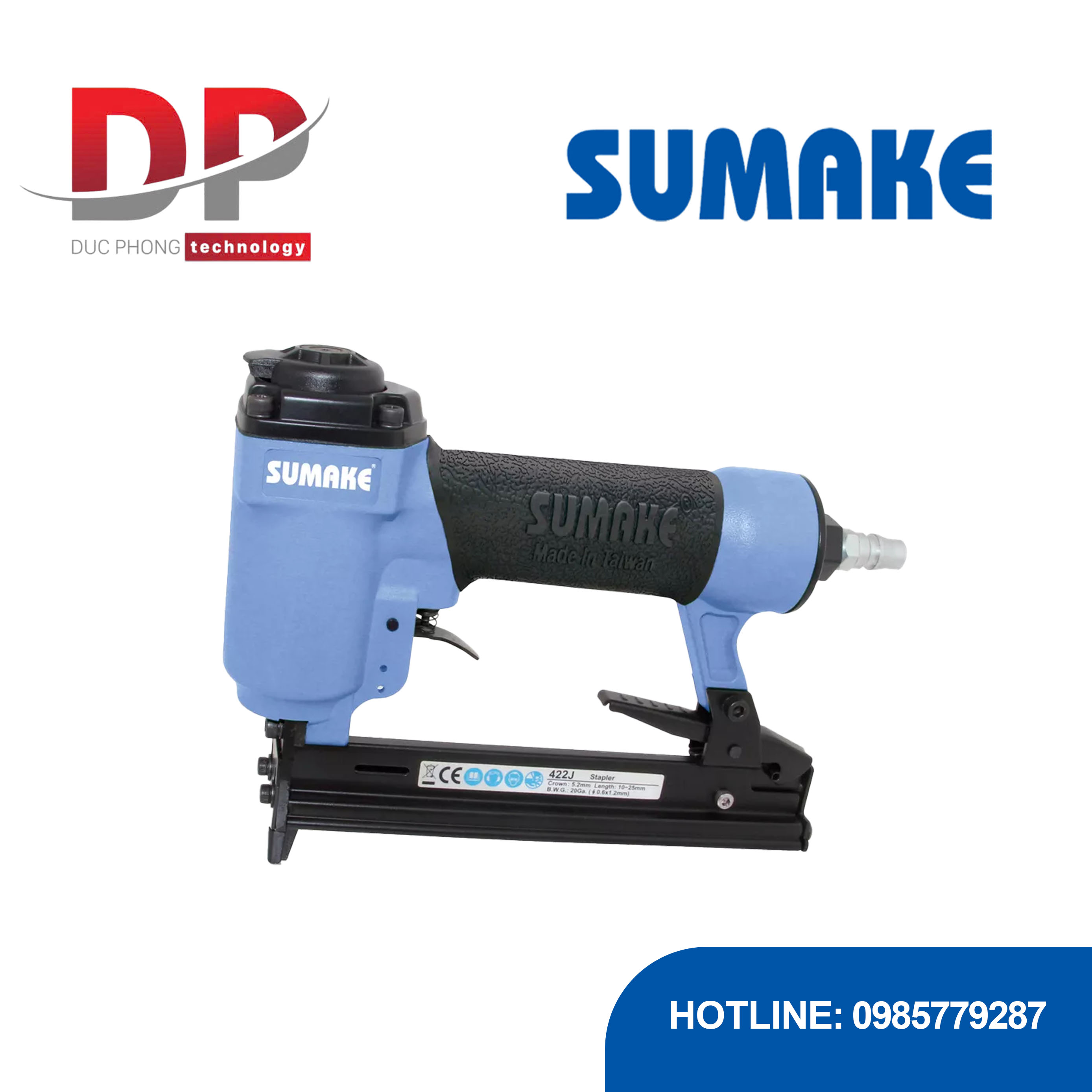 Máy bắn ghim hơi dây vừa Sumake 422J