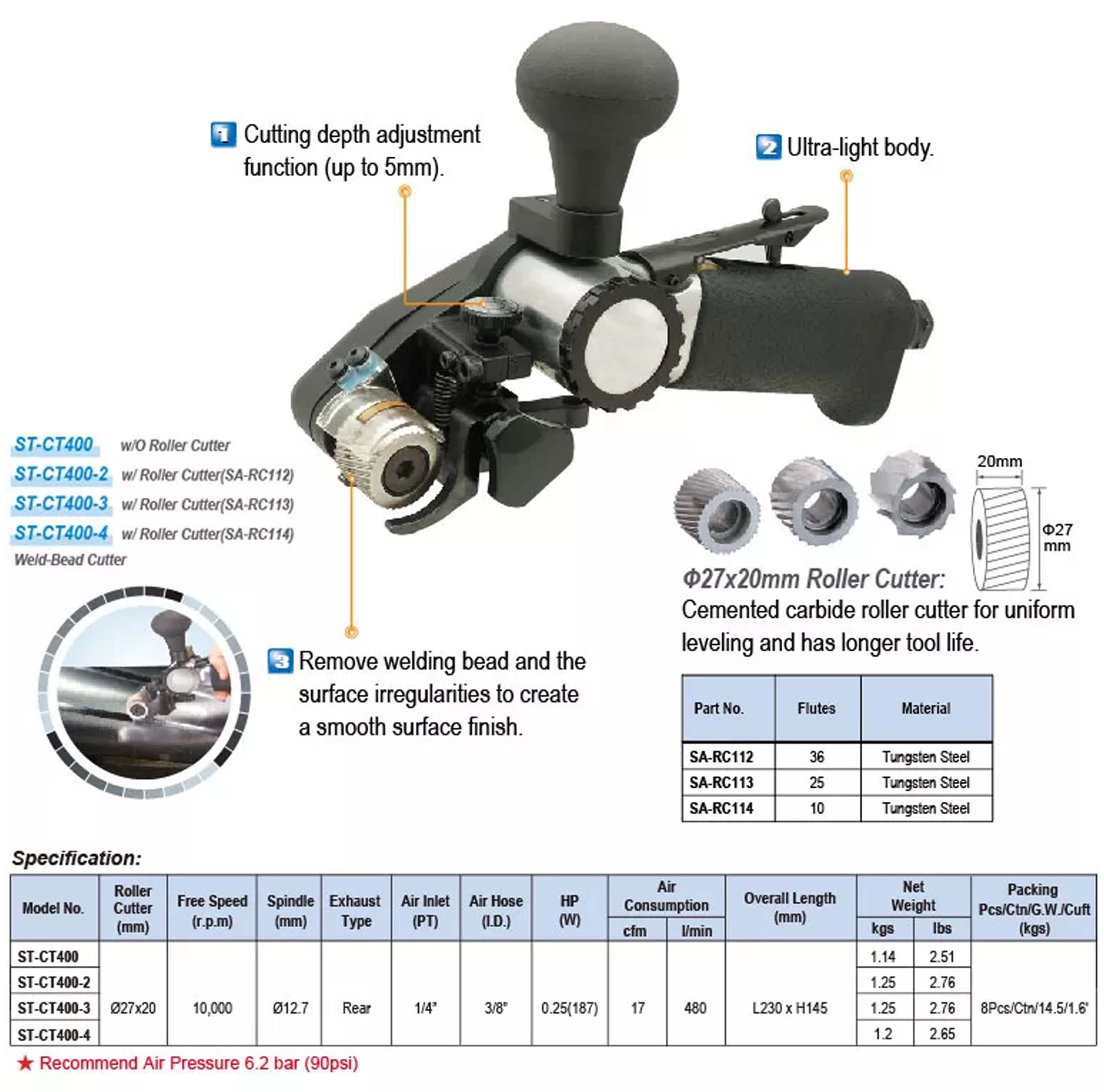 Máy cắt hơi chuyên dụng cắt đường hàn Sumake ST-CT400