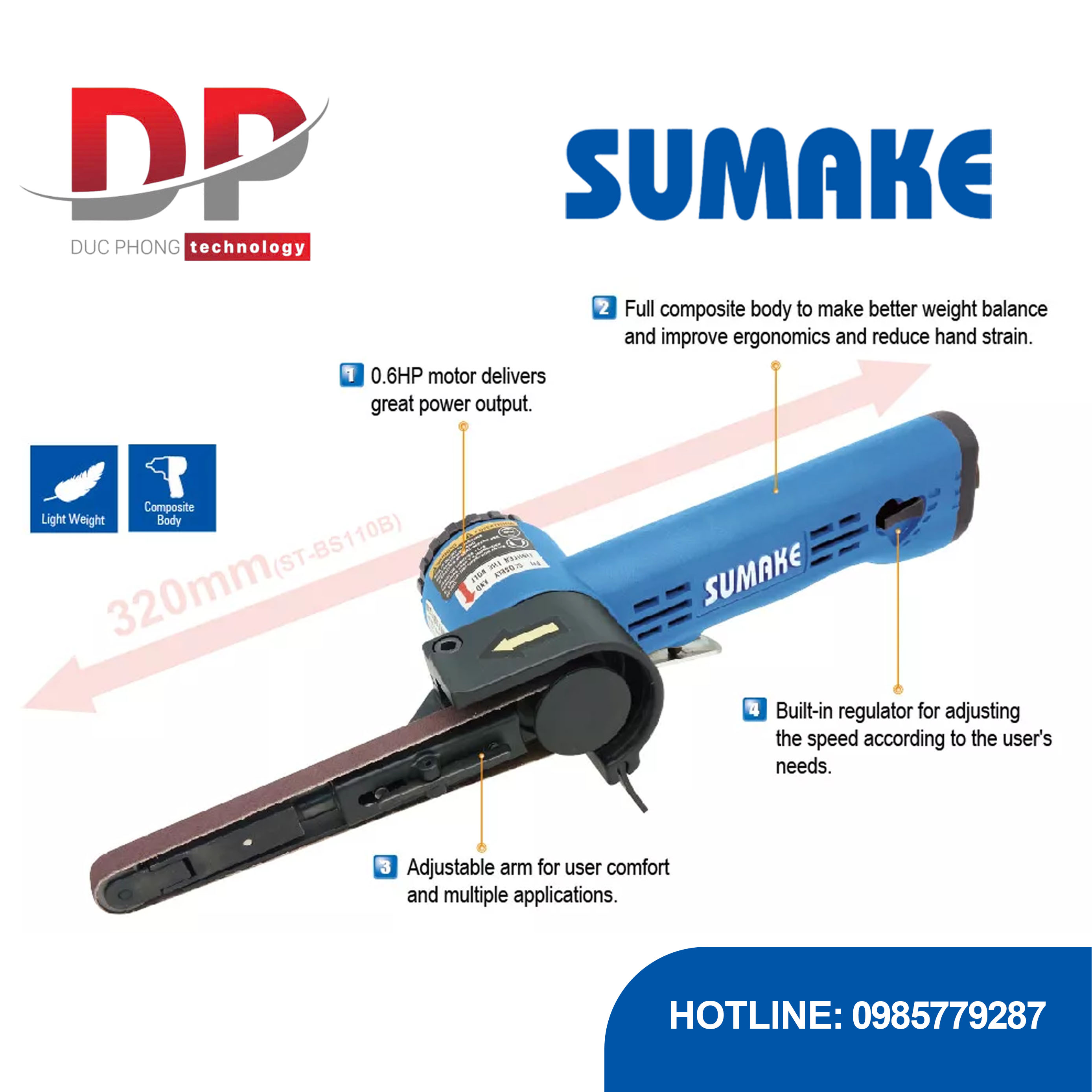 Máy chà nhám ST-BS110B