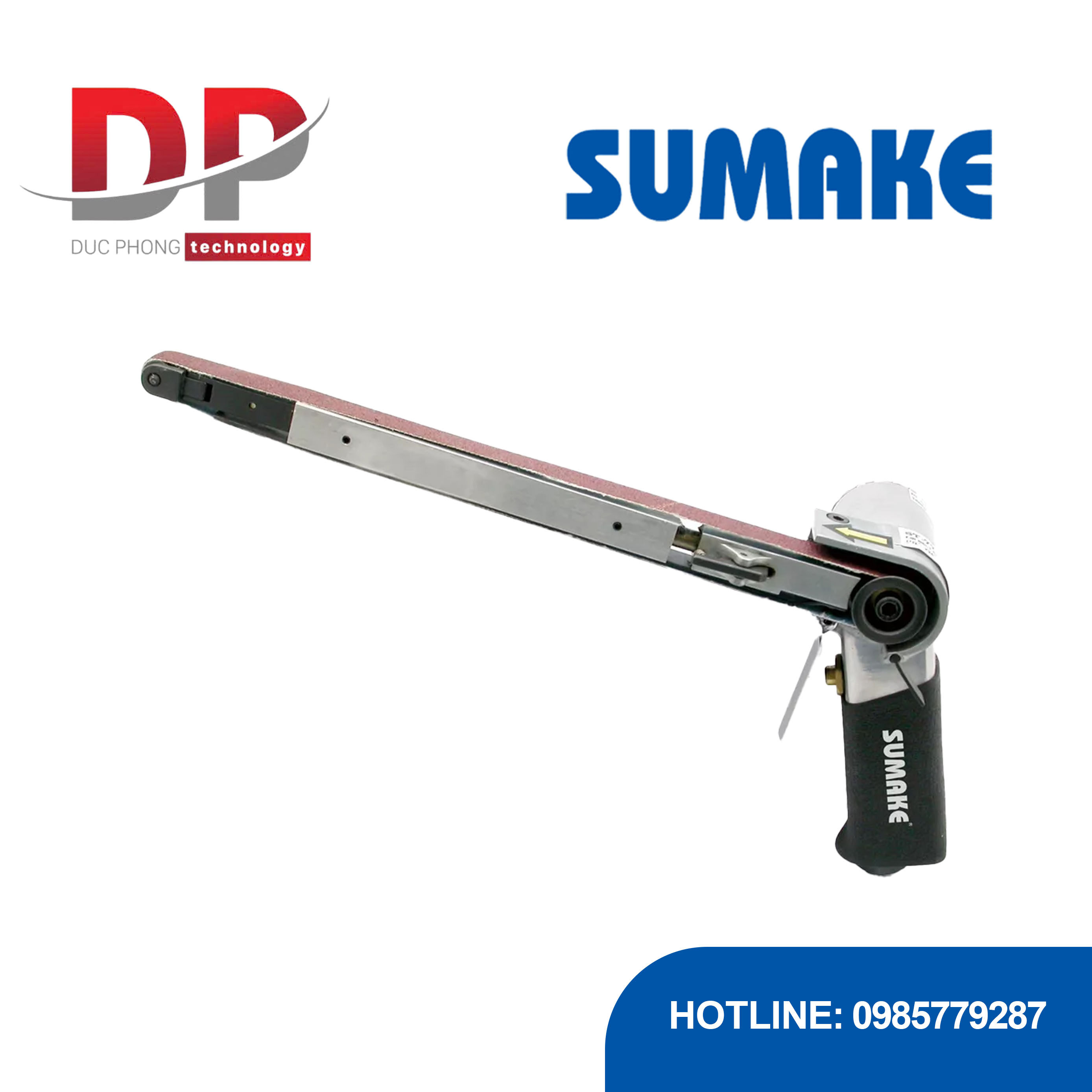 Máy chà nhám hơi dây đai, 1/2 inch x 24 inch, Sumake ST-7710L