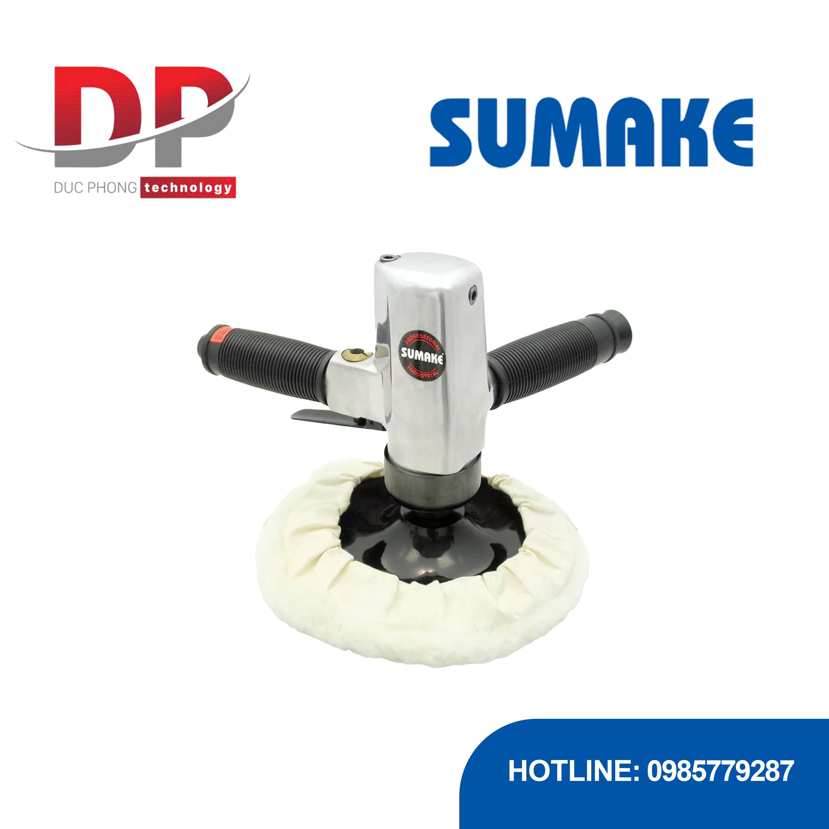 Máy chà nhám hơi đứng, 7 inch, Sumake ST-7770S