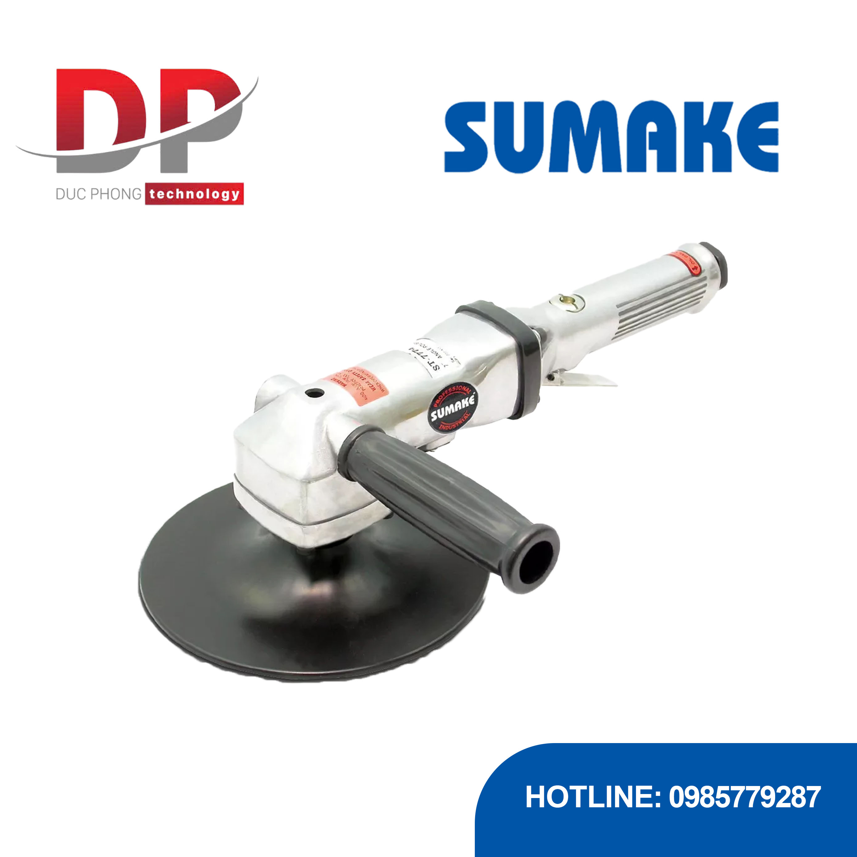 Máy chà nhám hơi góc 7 inch, Sumake ST-7773