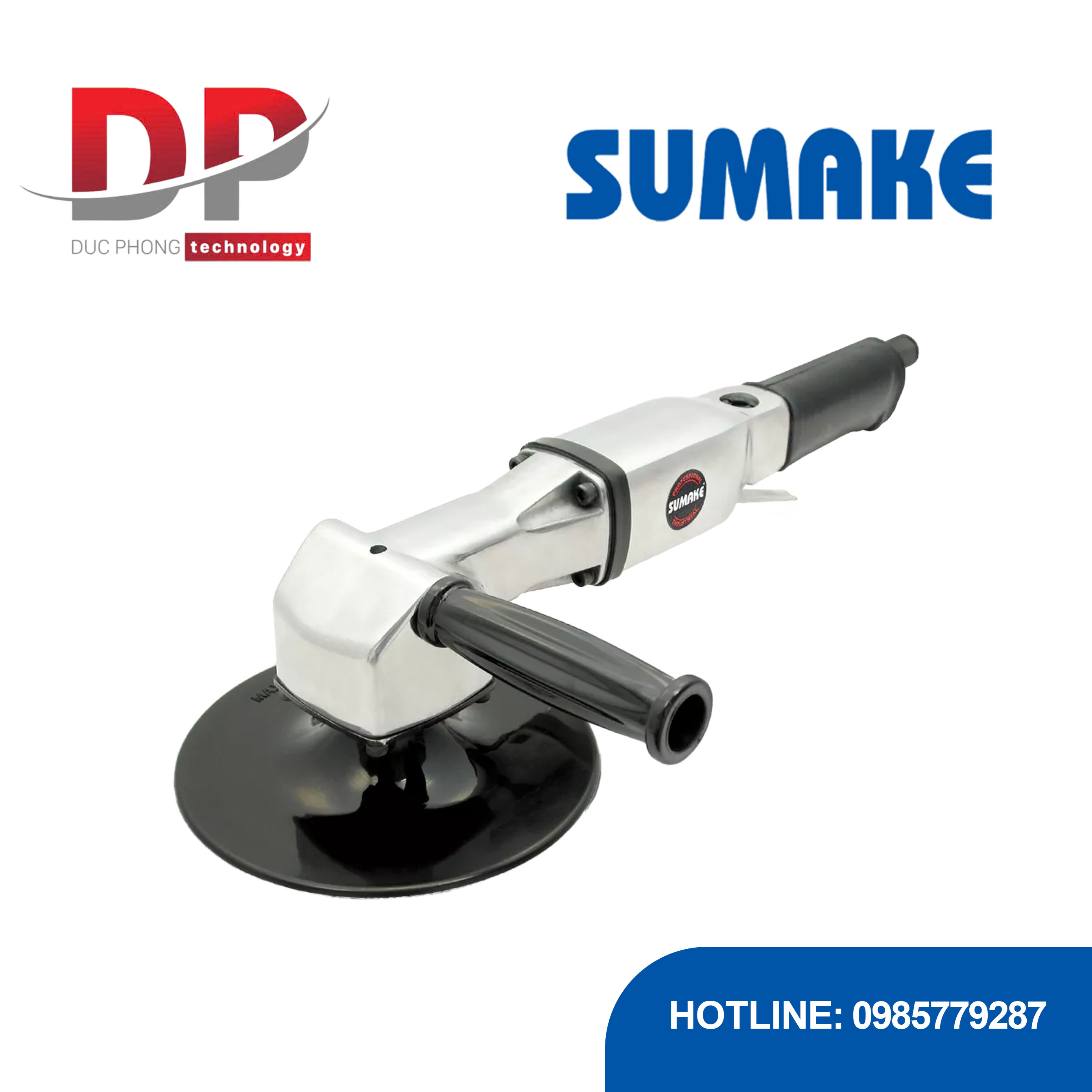Máy chà nhám hơi góc tải nặng 7 inch, Sumake ST-7775