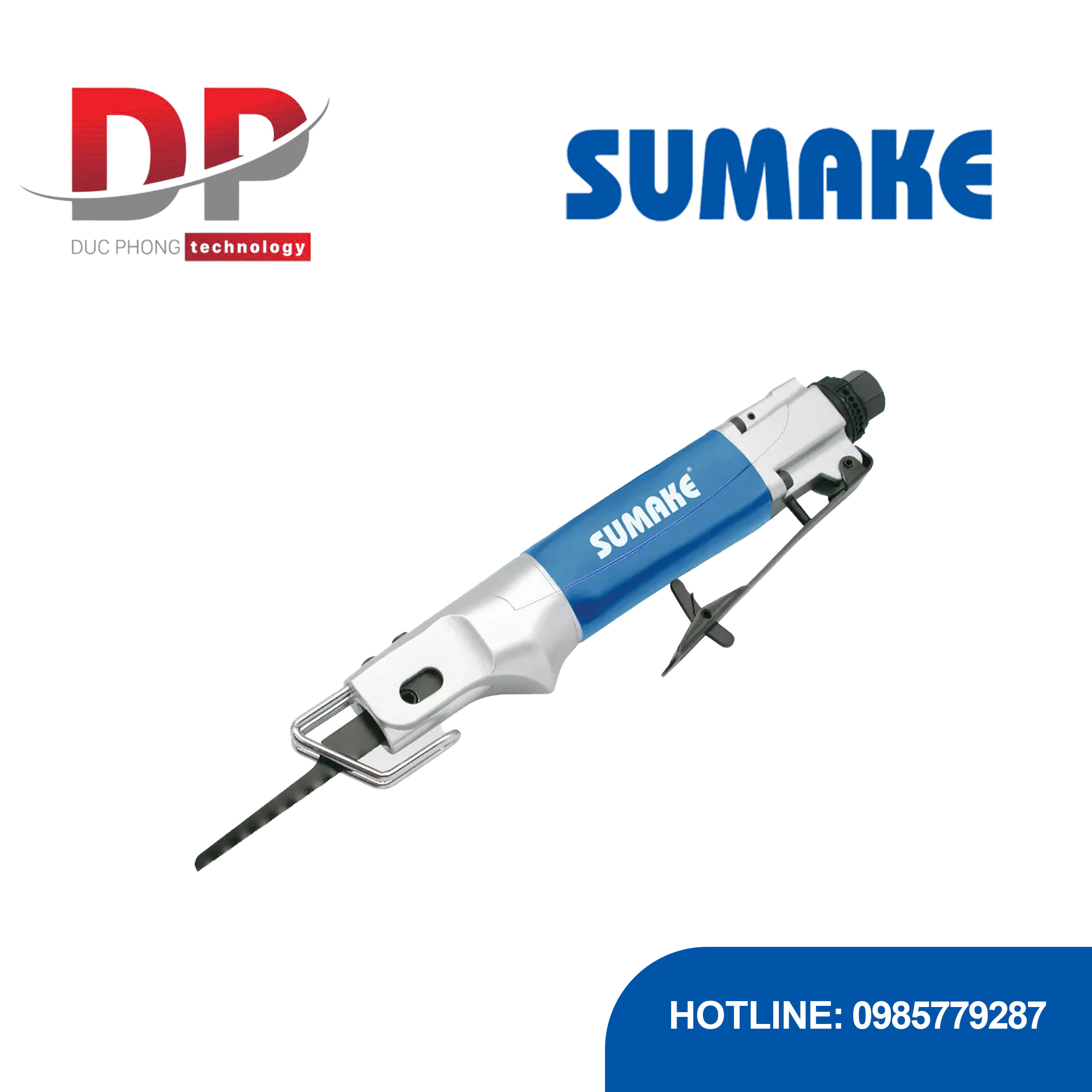 Máy cưa và dũa hơi, ống xả phía sau Sumake ST-M5034, 9.000 lần/phút