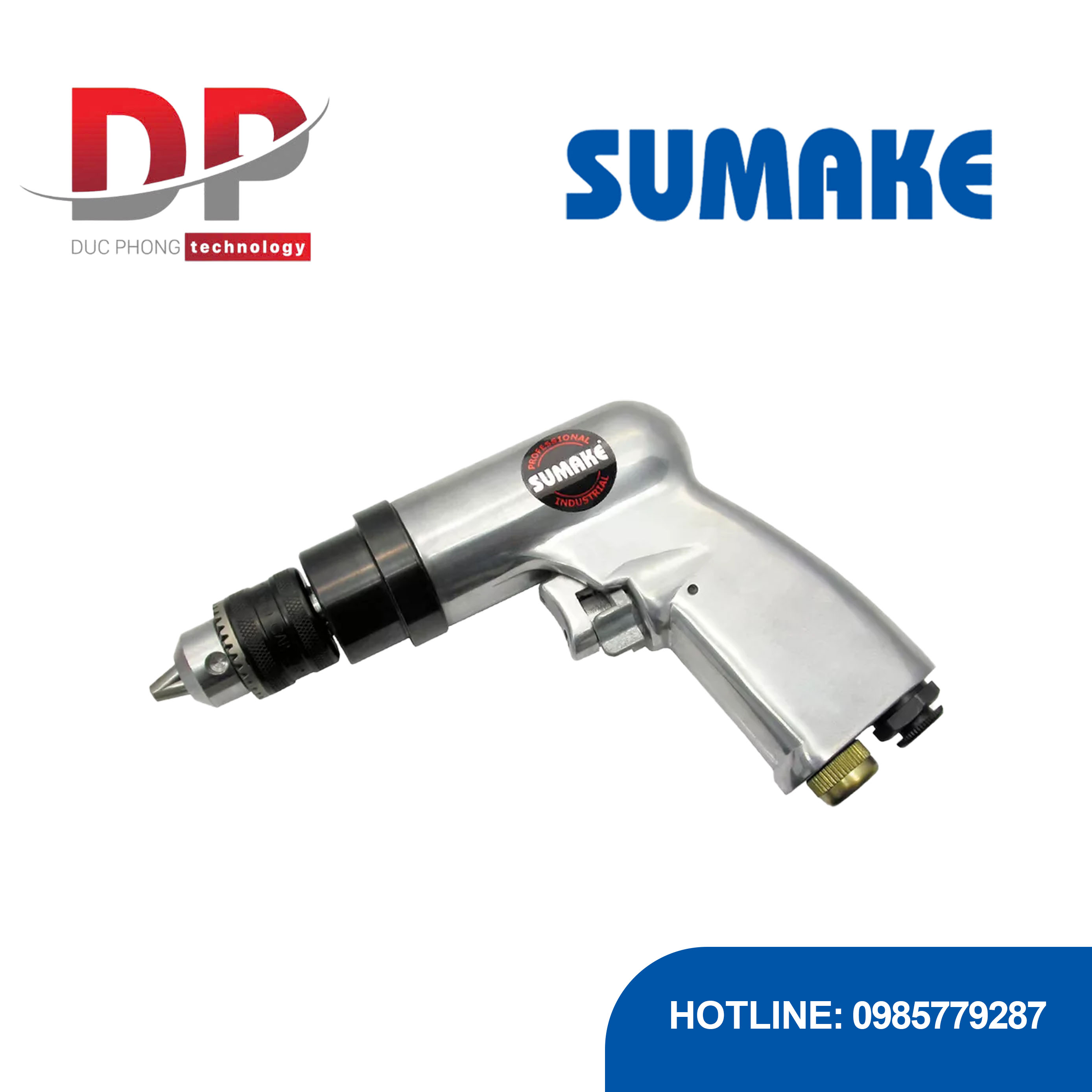 Máy khoan hơi đảo chiều 3/8 inch, Sumake, ST-4131