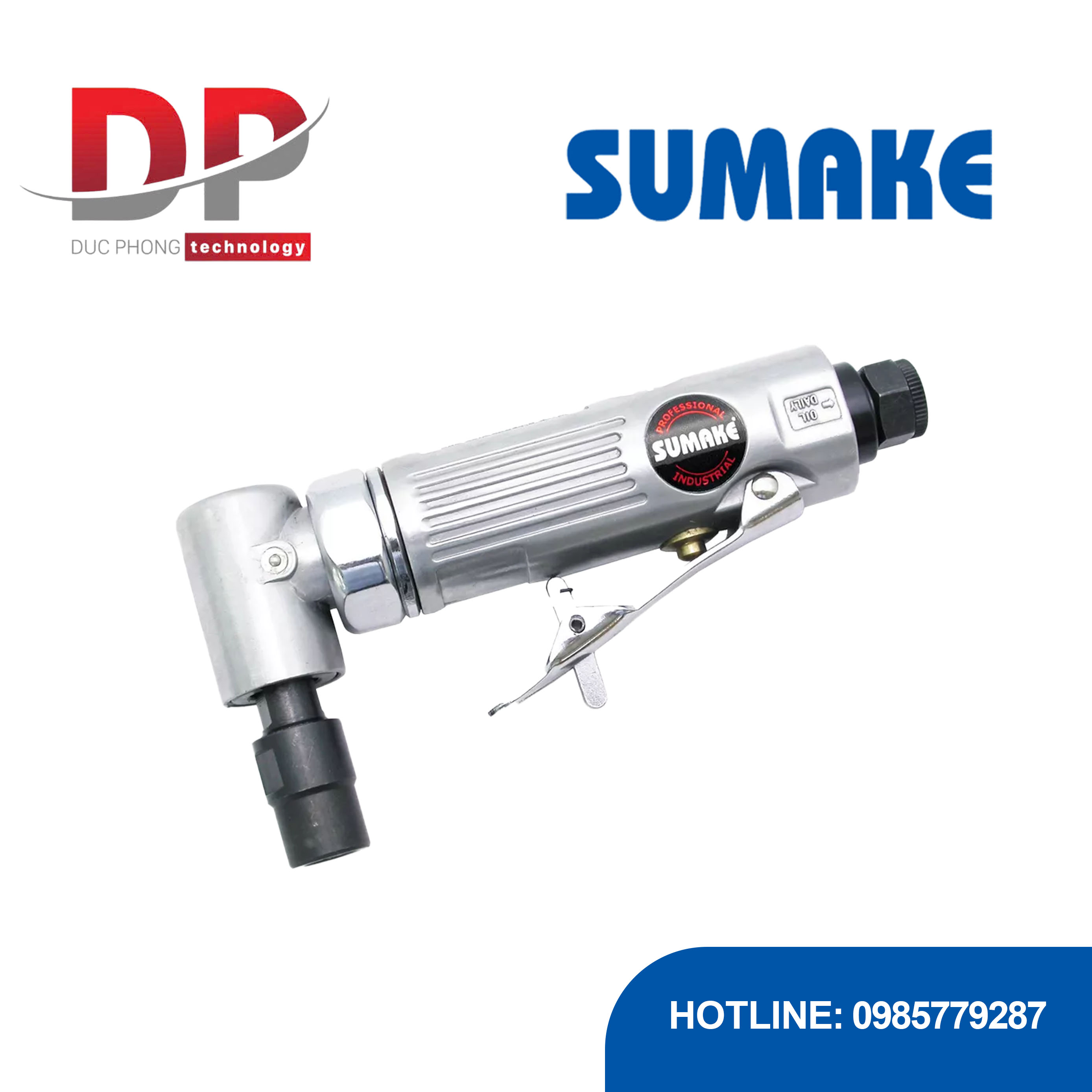 Máy mài hơi góc, Sumake ST-7734M, đầu kẹp 1/4 inch
