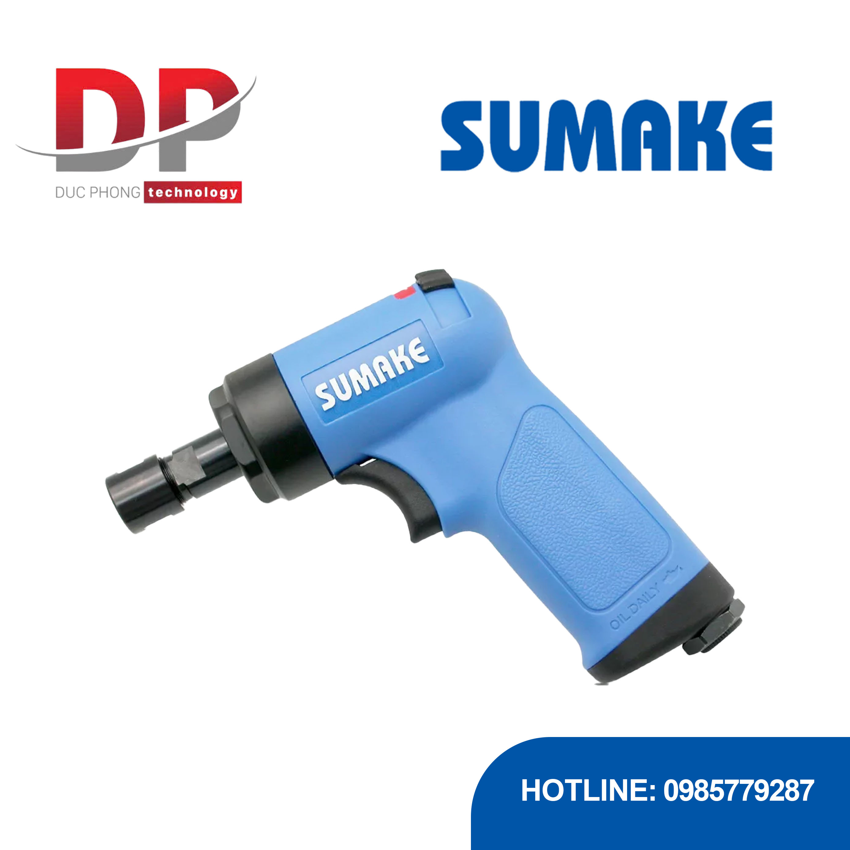 Máy mài hơi góc 6 mm, Sumake ST-C130M