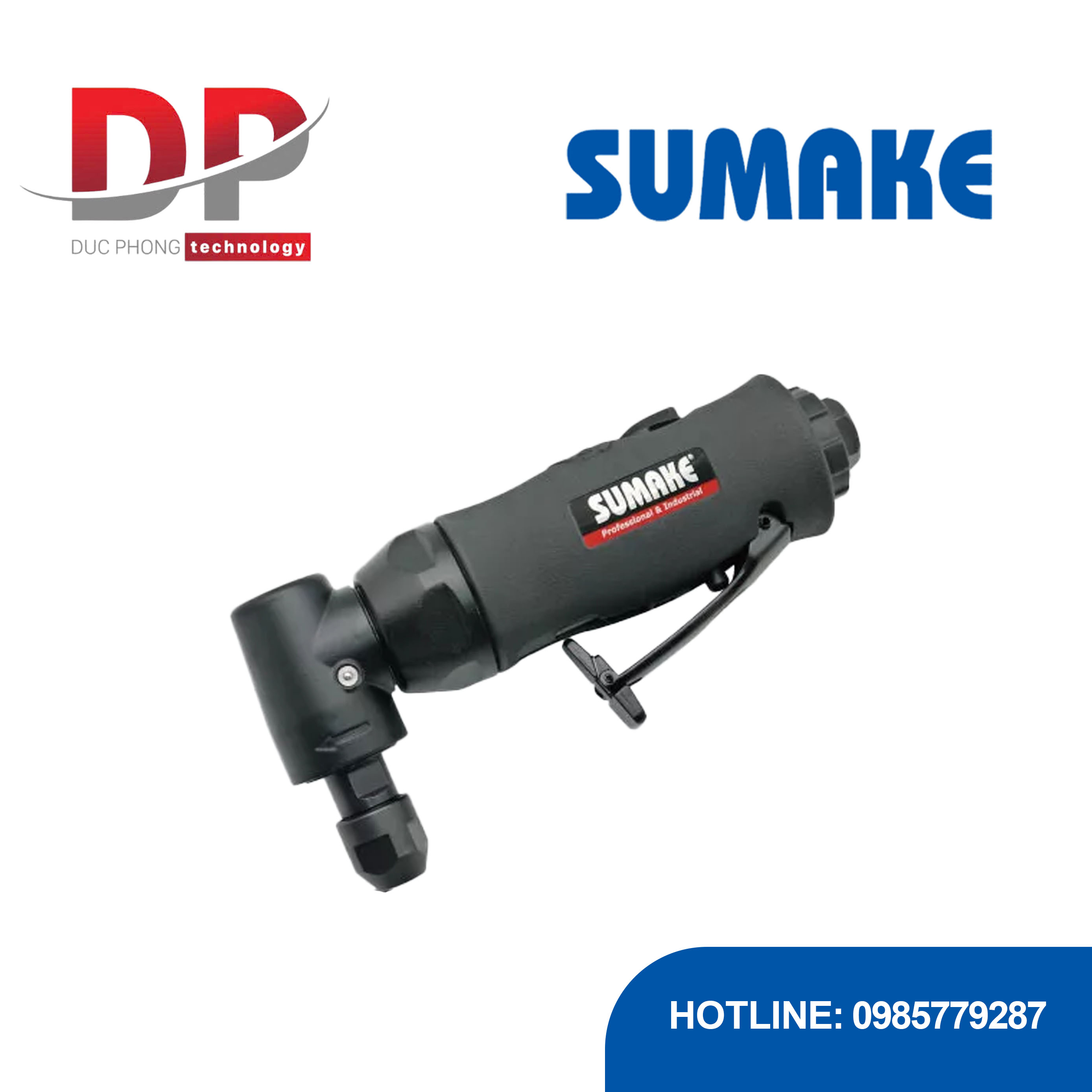 Máy mài hơi góc Sumake ST-7494, 0.9 mã lực, đầu kẹp 1/4 inch