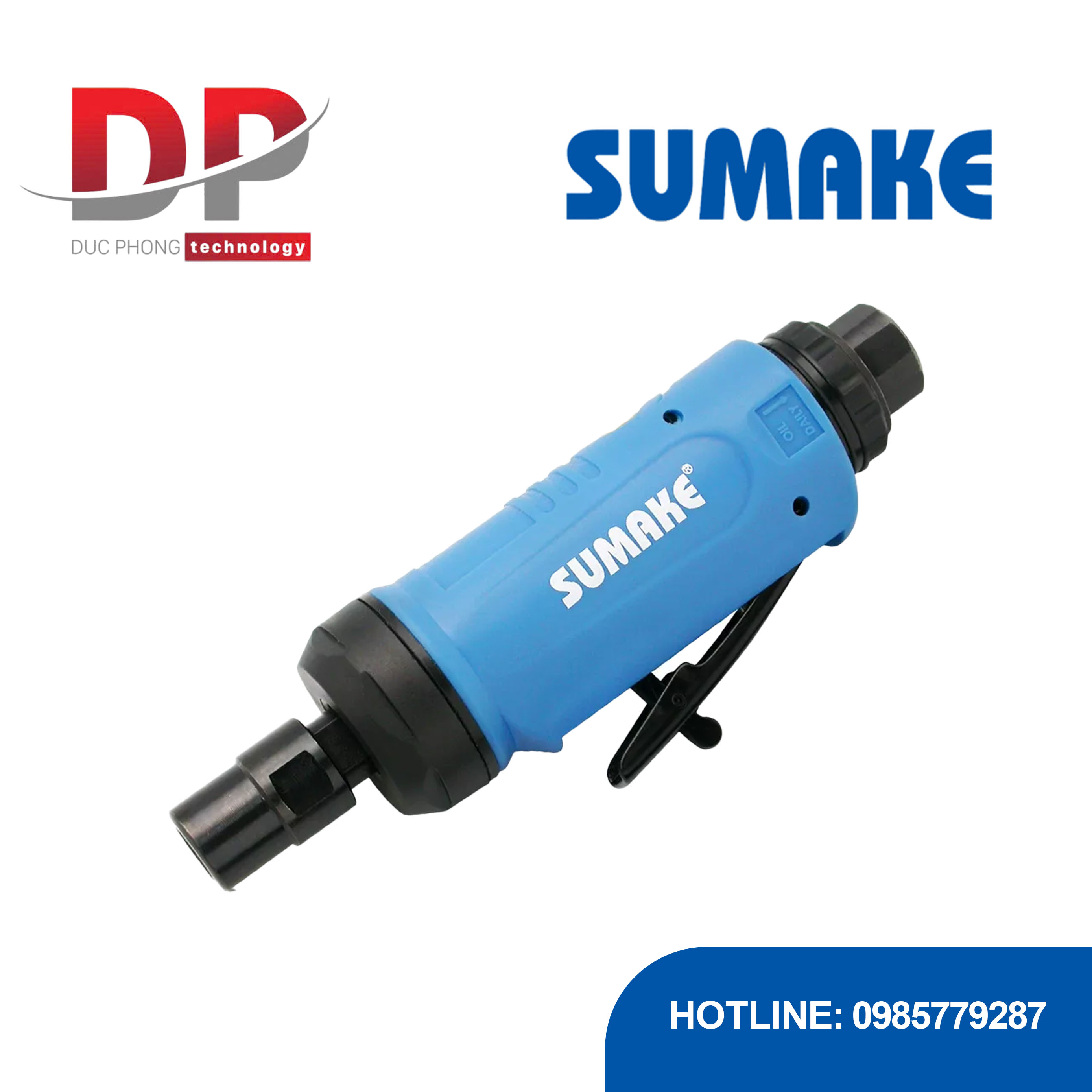 Máy mài hơi mini Sumake ST-M5140(M), 0.35 HP, 1/4 inch, Xả khí sau