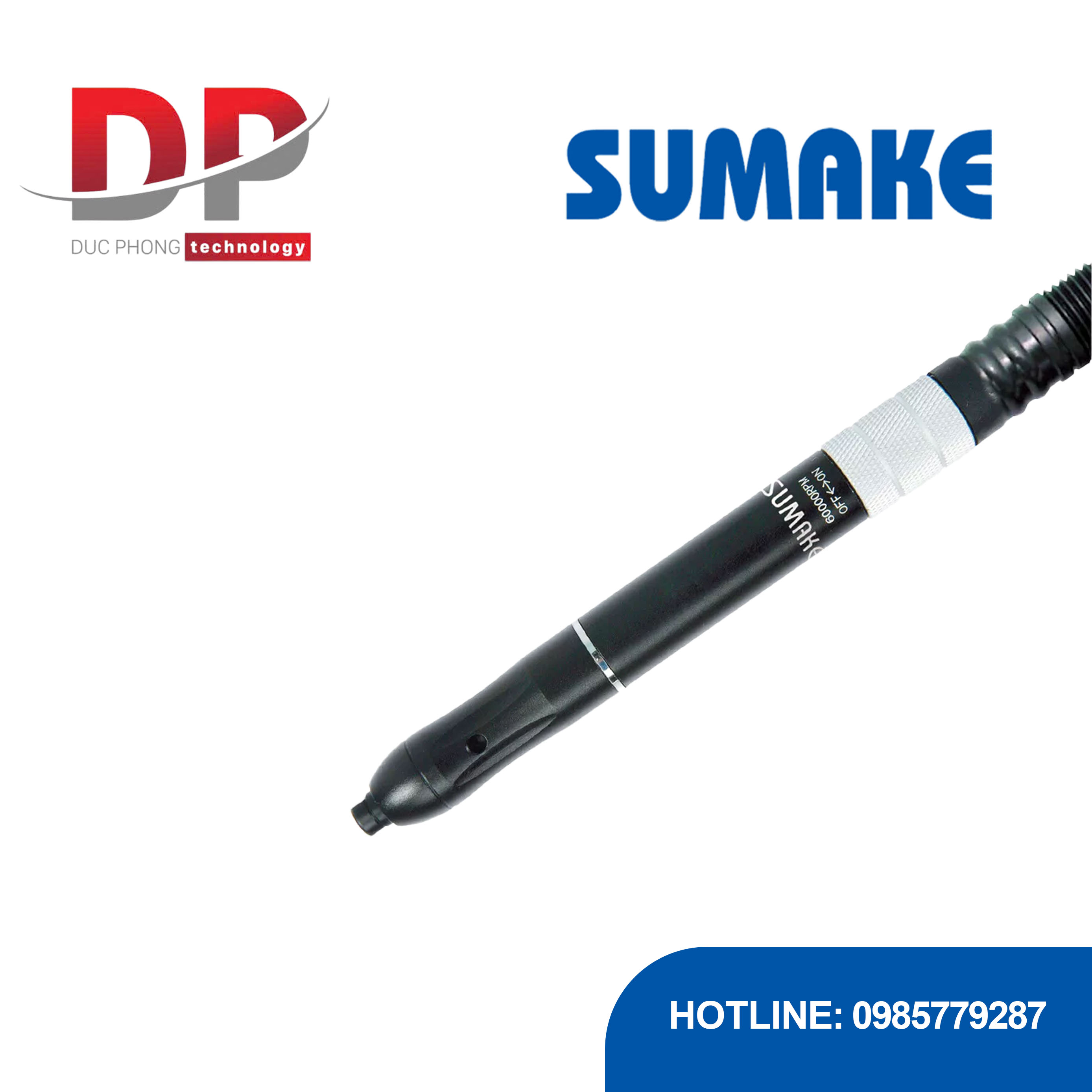 Máy mài hơi siêu nhỏ 3mm tải nặng Sumake ST-3373M
