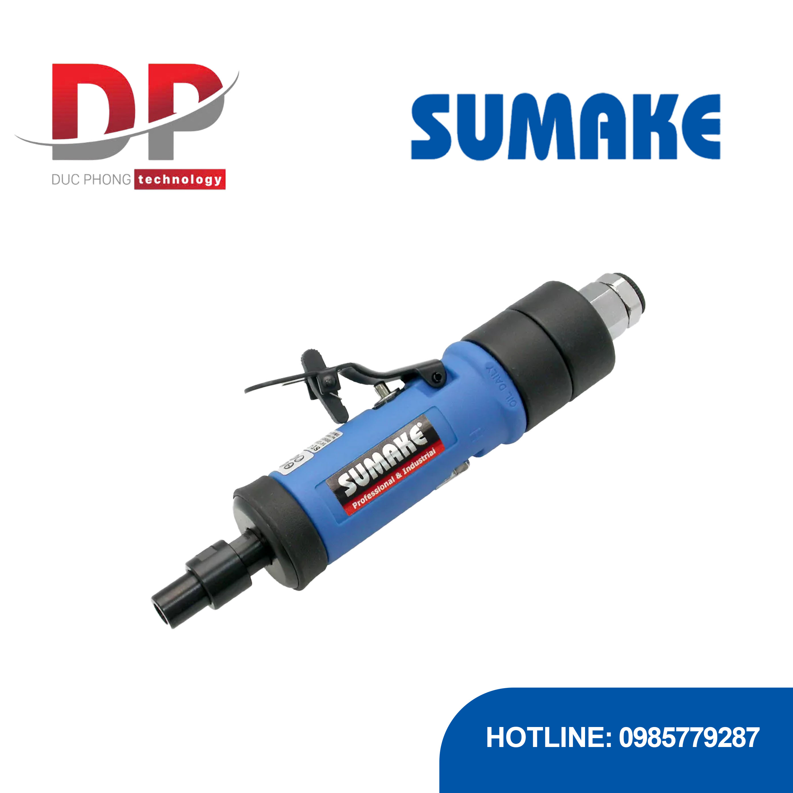 Máy mài hơi, thẳng 6mm Sumake ST-C735M