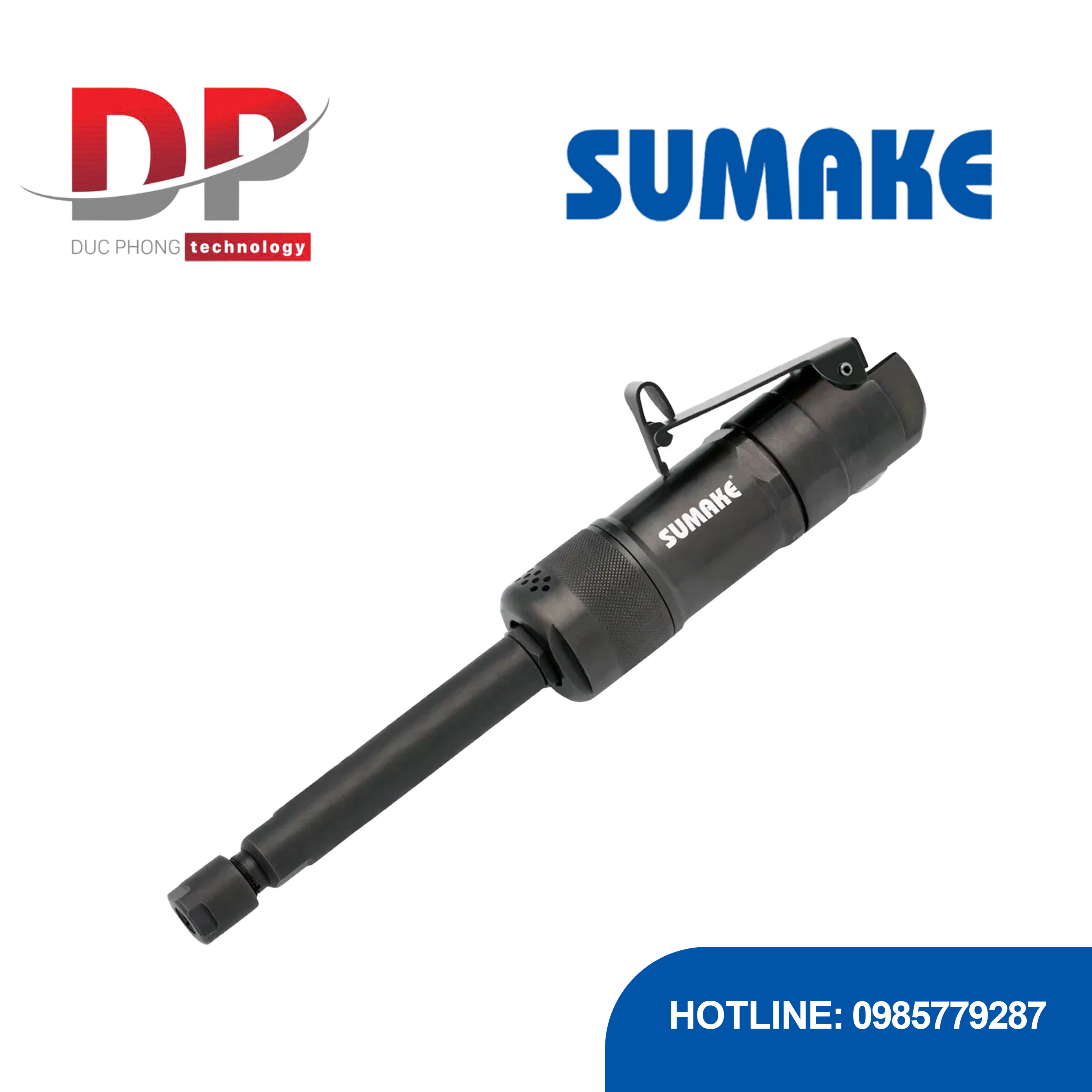 Máy mài hơi trục kéo dài 4 inch, cần gạt Sumake ST-7432(M)-4