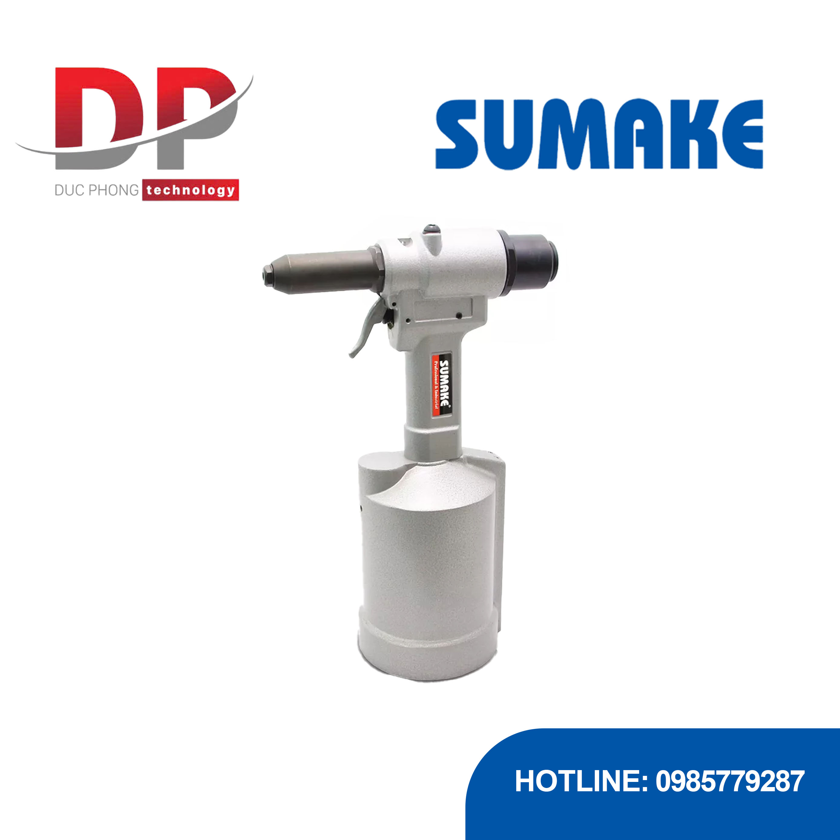 Máy rút đinh tán hơi thủy lực Sumake ST-6618 9/32 inch (7.0 mm)