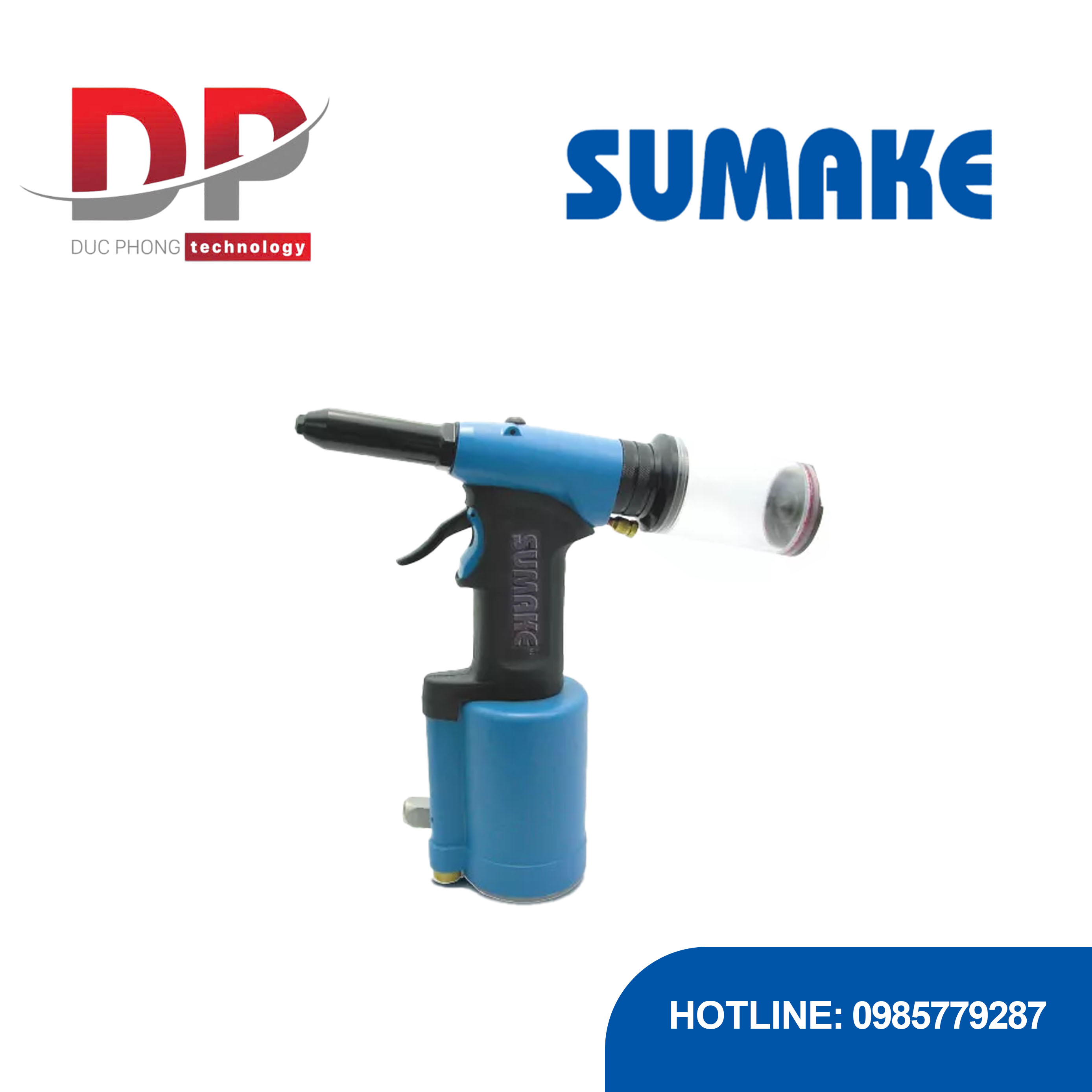 Máy rút đinh tán hơi thủy lực Sumake ST-6671