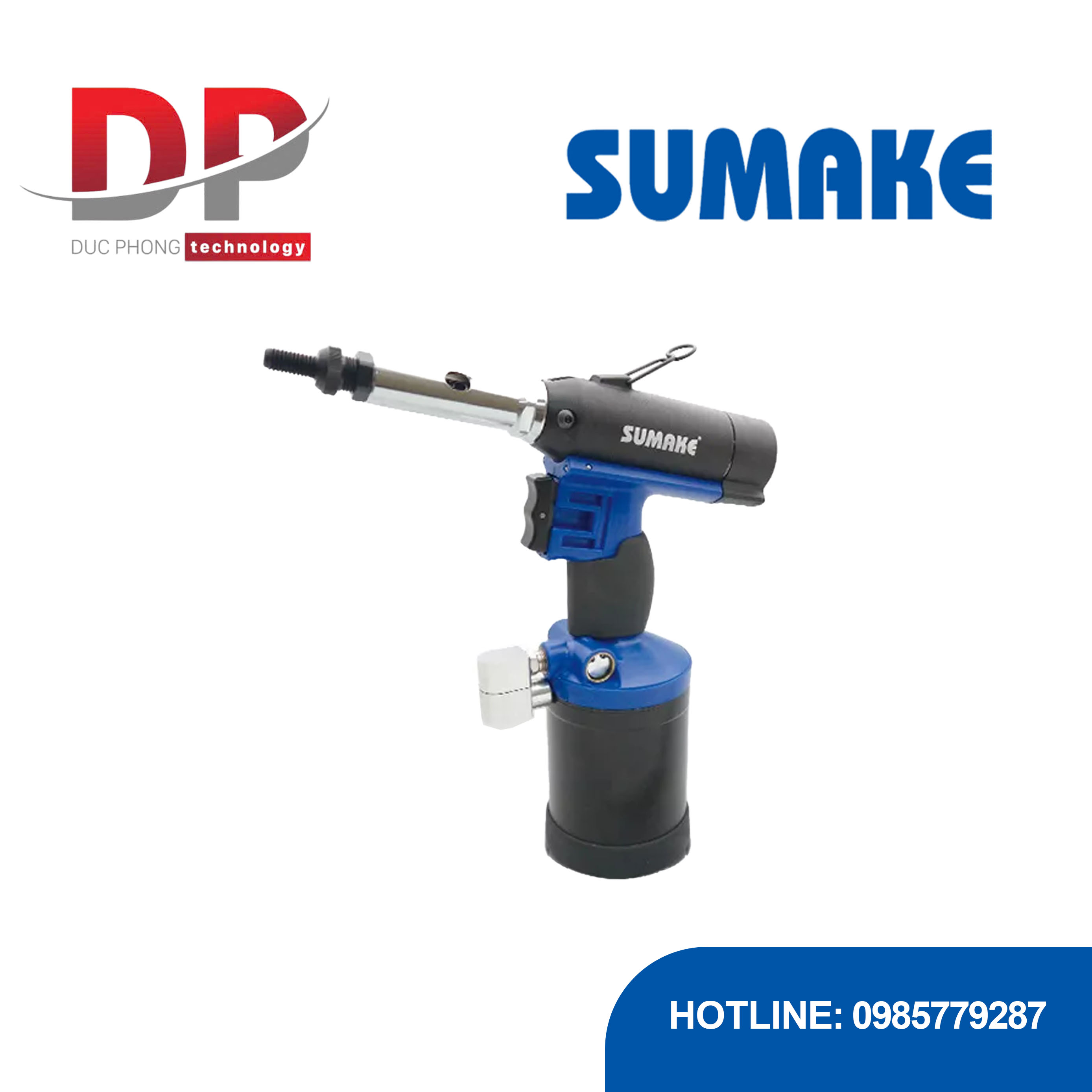 Máy tán đai ốc hơi công nghiệp Sumake ST-6361M M4-M12