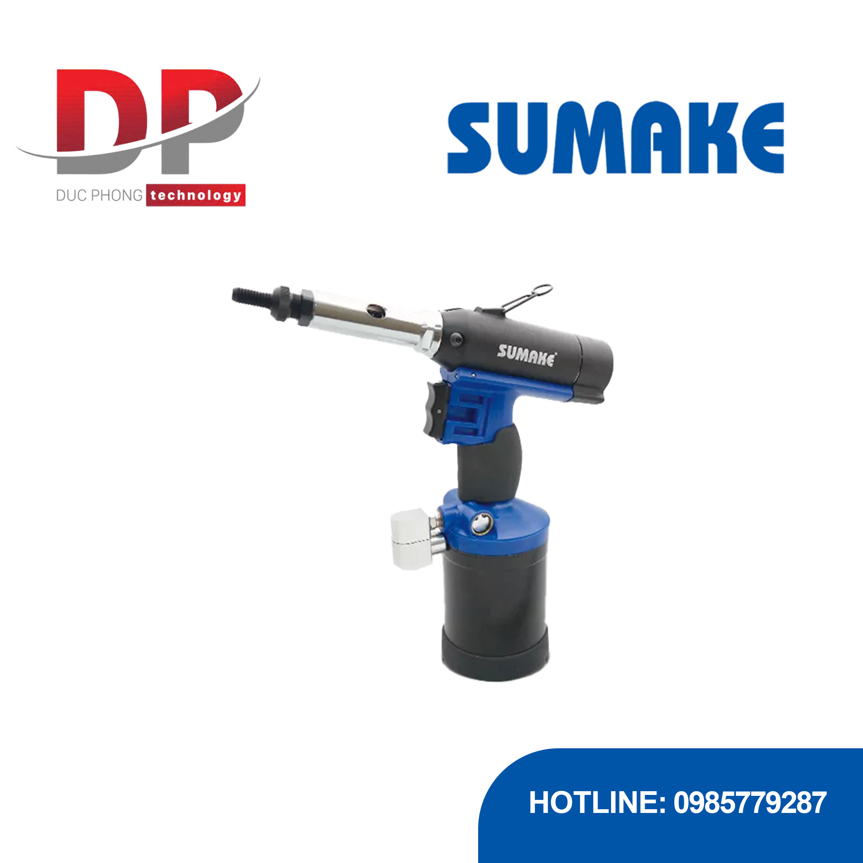 Máy tán đai ốc hơi công nghiệp Sumake ST-6361S