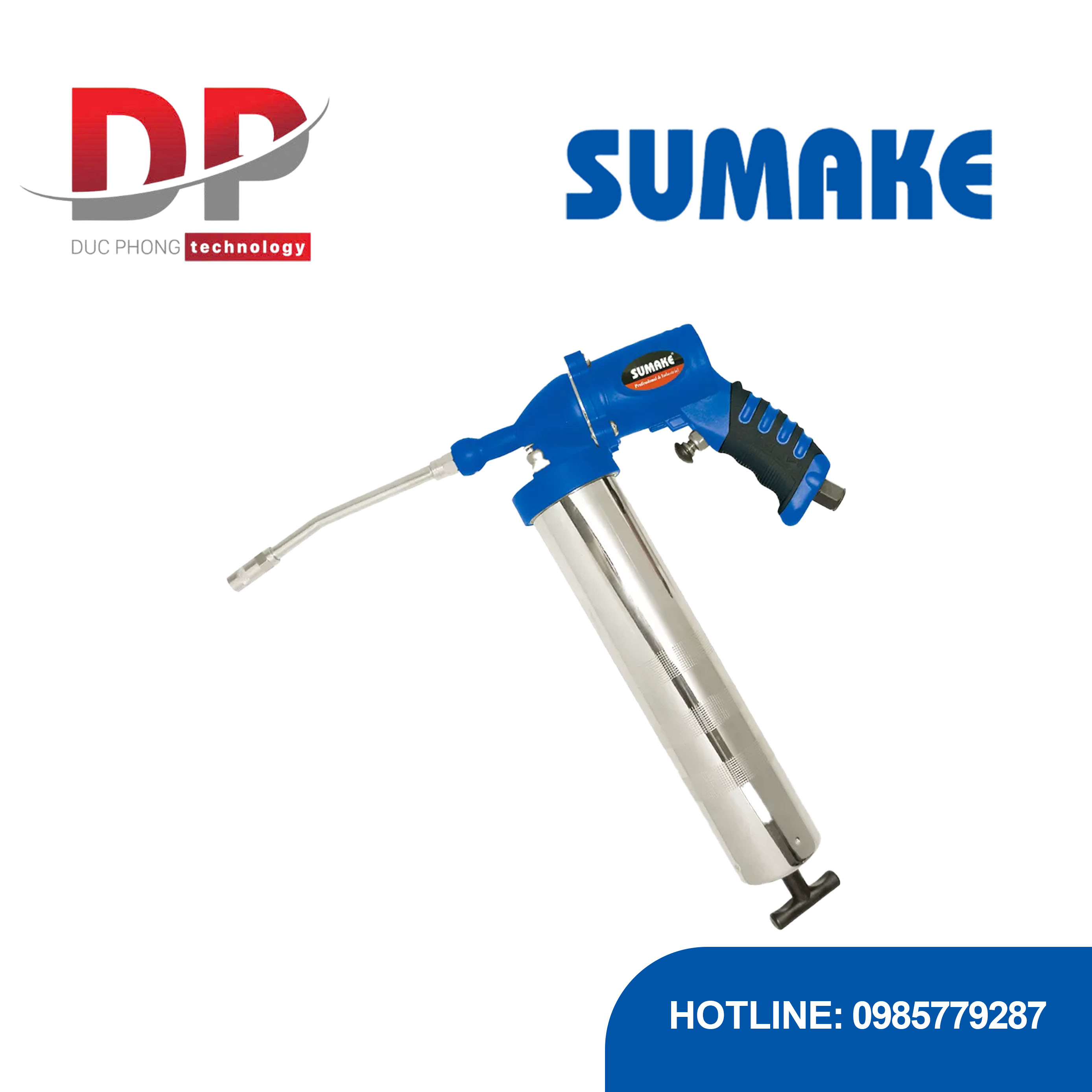Súng bơm mỡ hơi liên tục Sumake ST-C630CL 500 cc