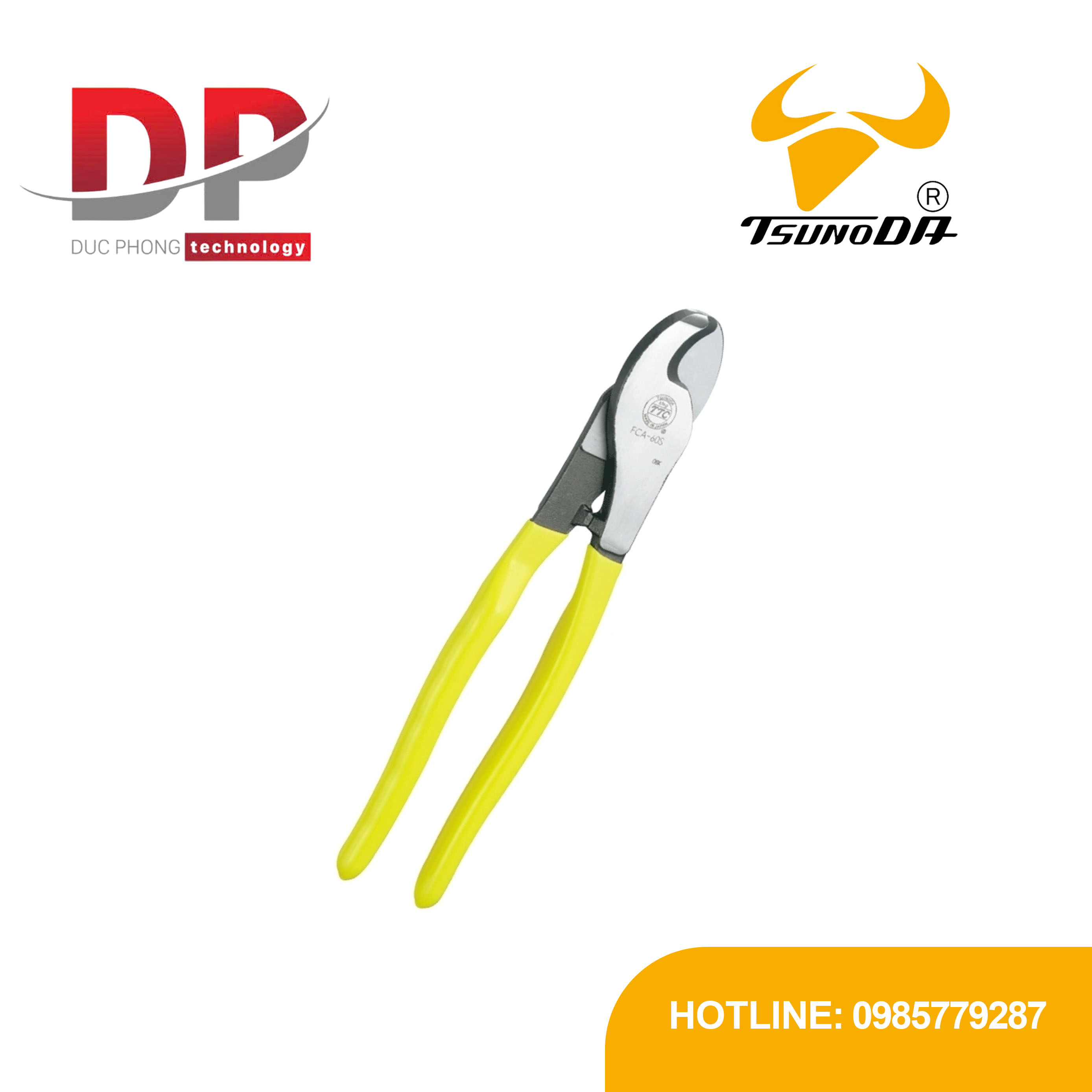 Kìm cắt cáp 250mm Tsunoda FCA-60S