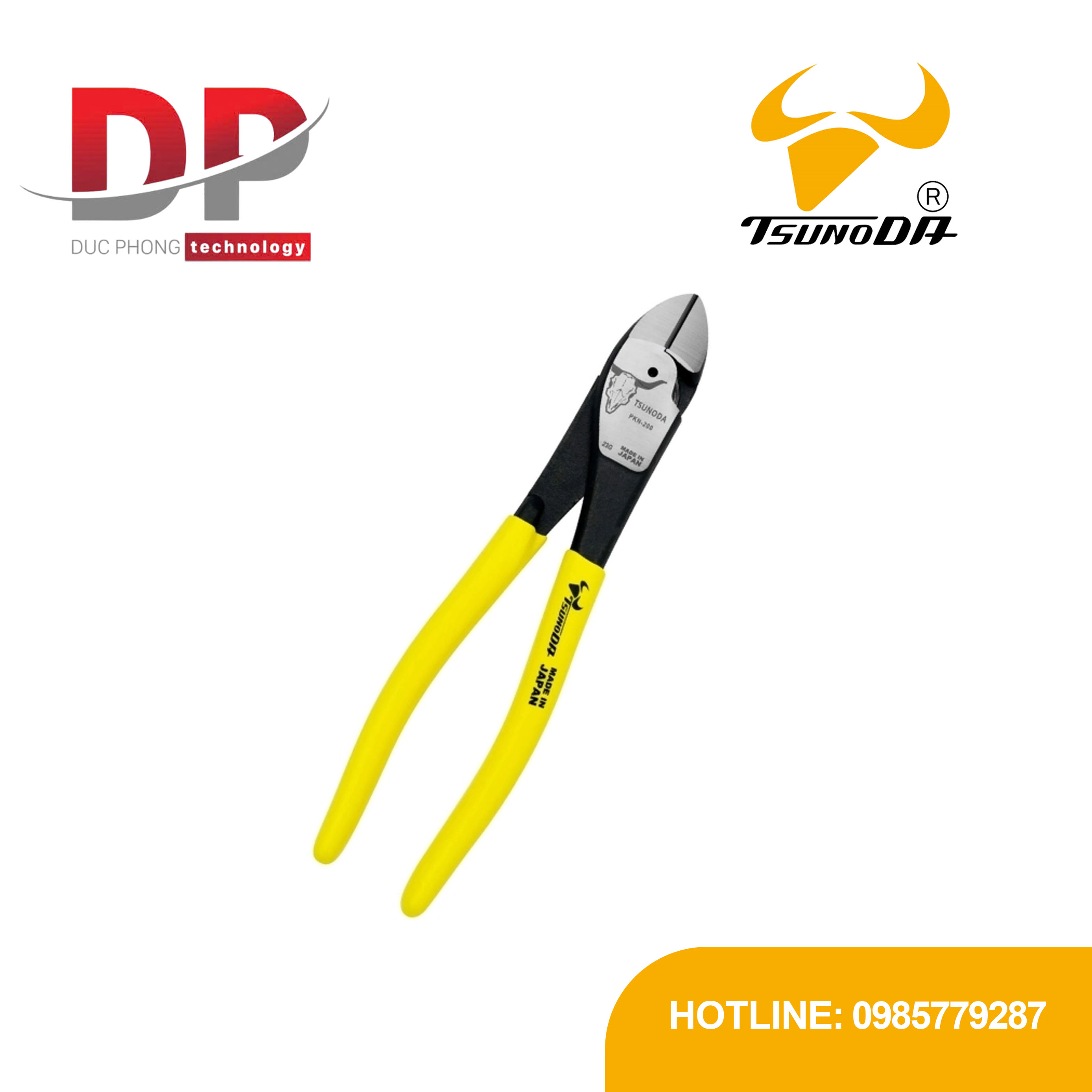 Kìm cắt dây cứng Tsunoda PKN-200 210mm Nhật Bản