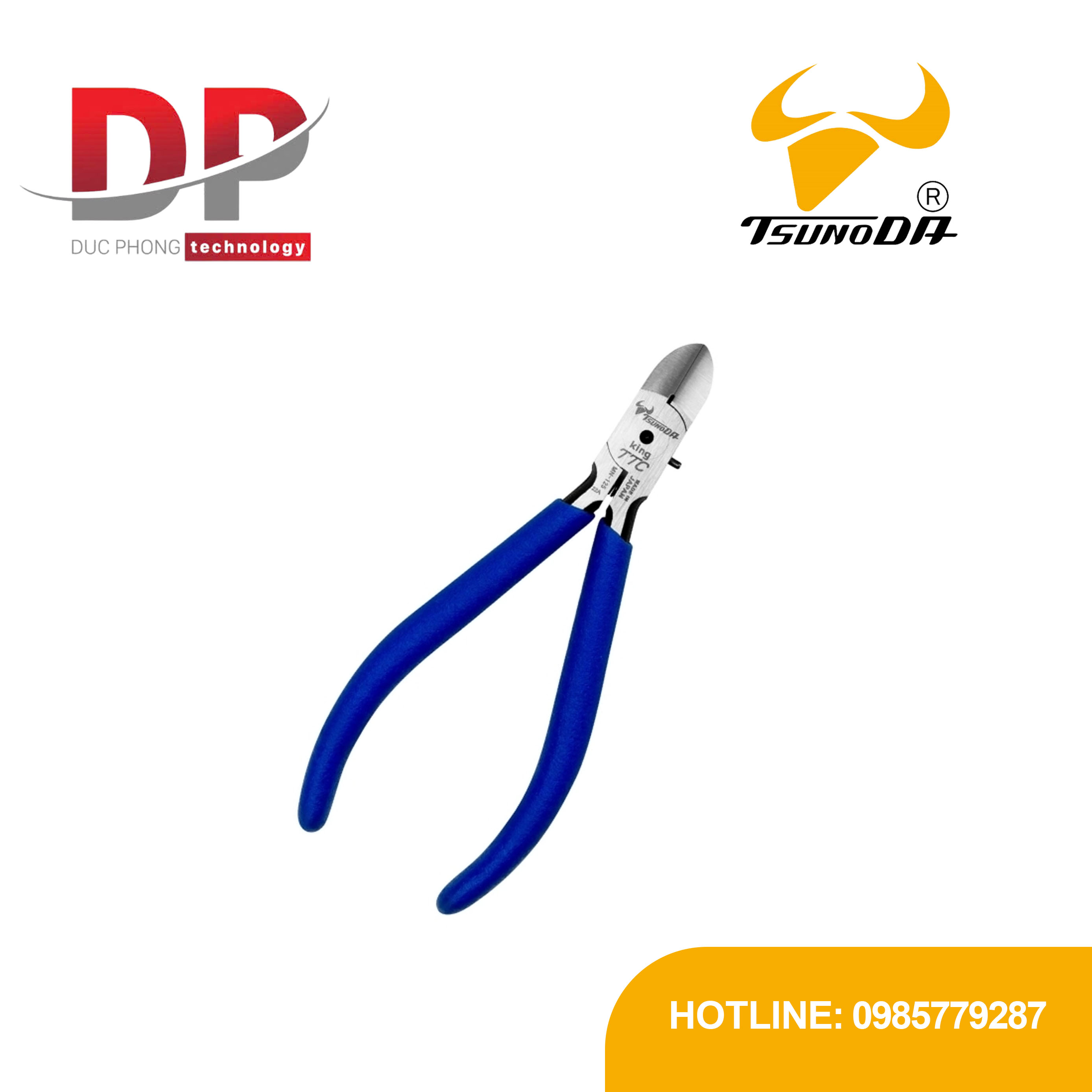 Kìm cắt điện tử 125mm Tsunoda MN-125 | Chính hãng Nhật Bản