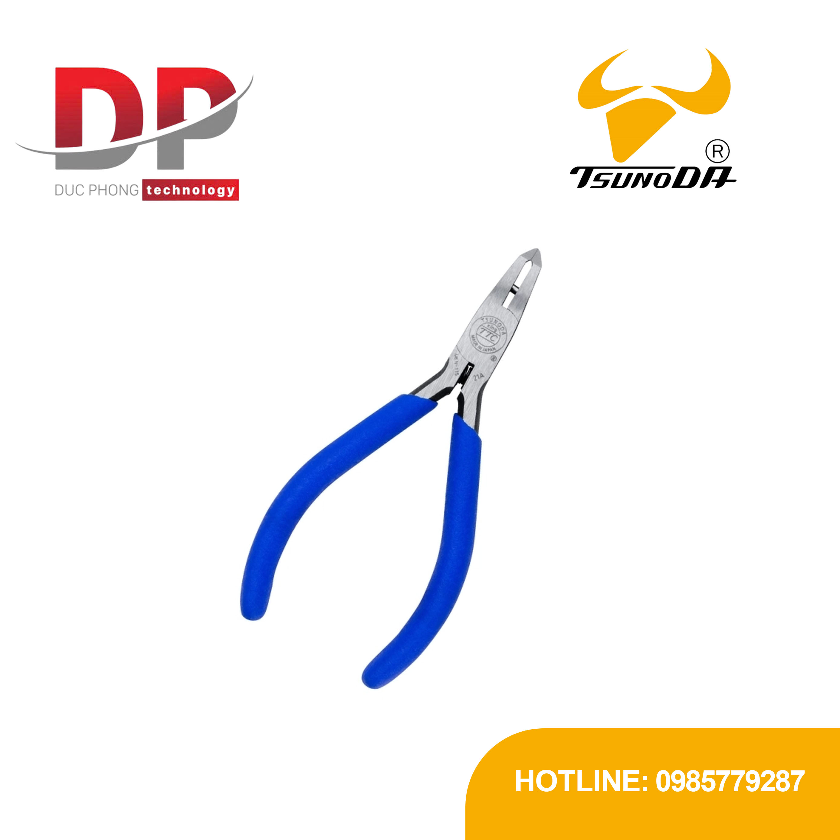 Kìm cắt góc 115mm Tsunoda MEN-115 | Dụng cụ Nhật Bản chính hãng