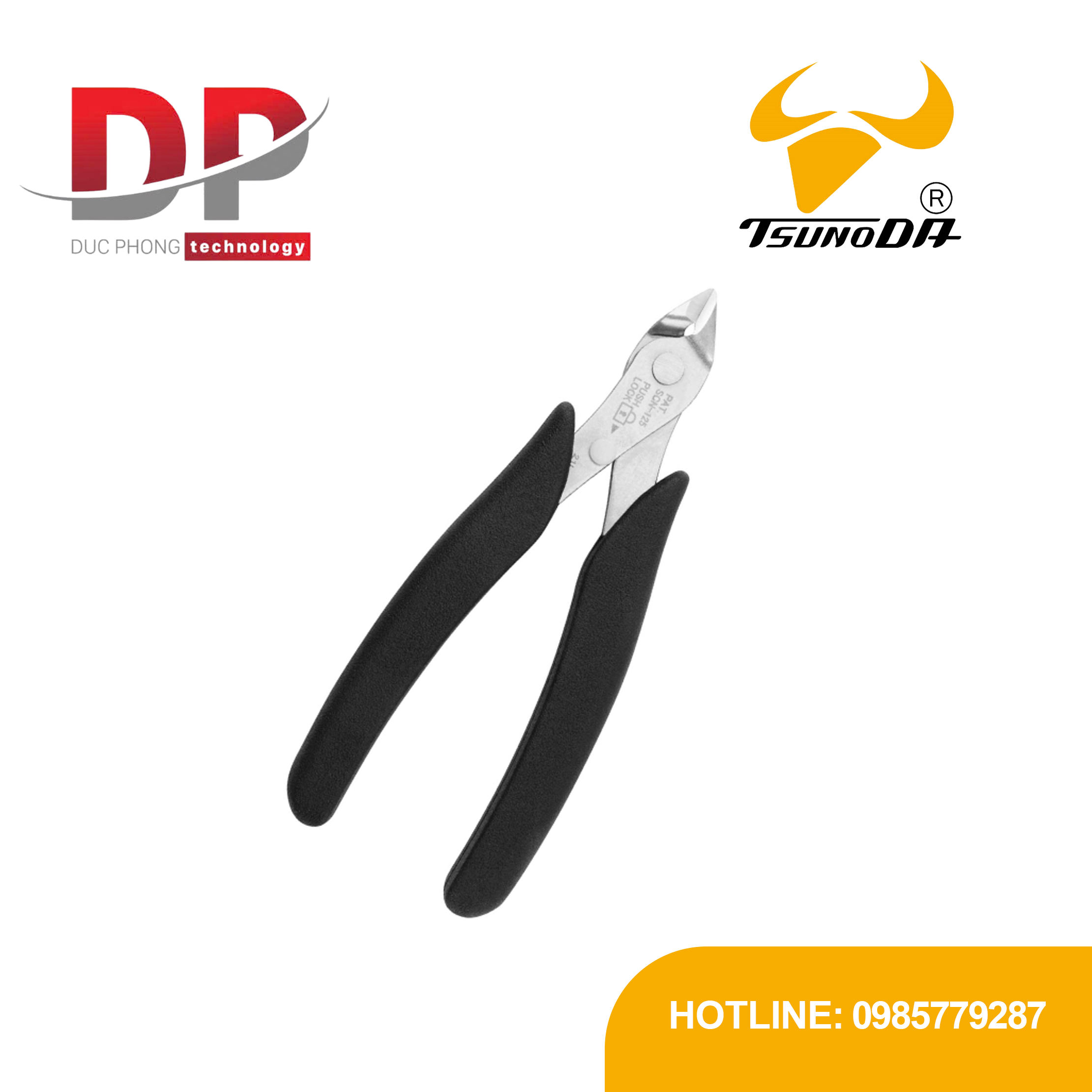 Kìm cắt thép không gỉ Tsunoda SCN-125 5 inch