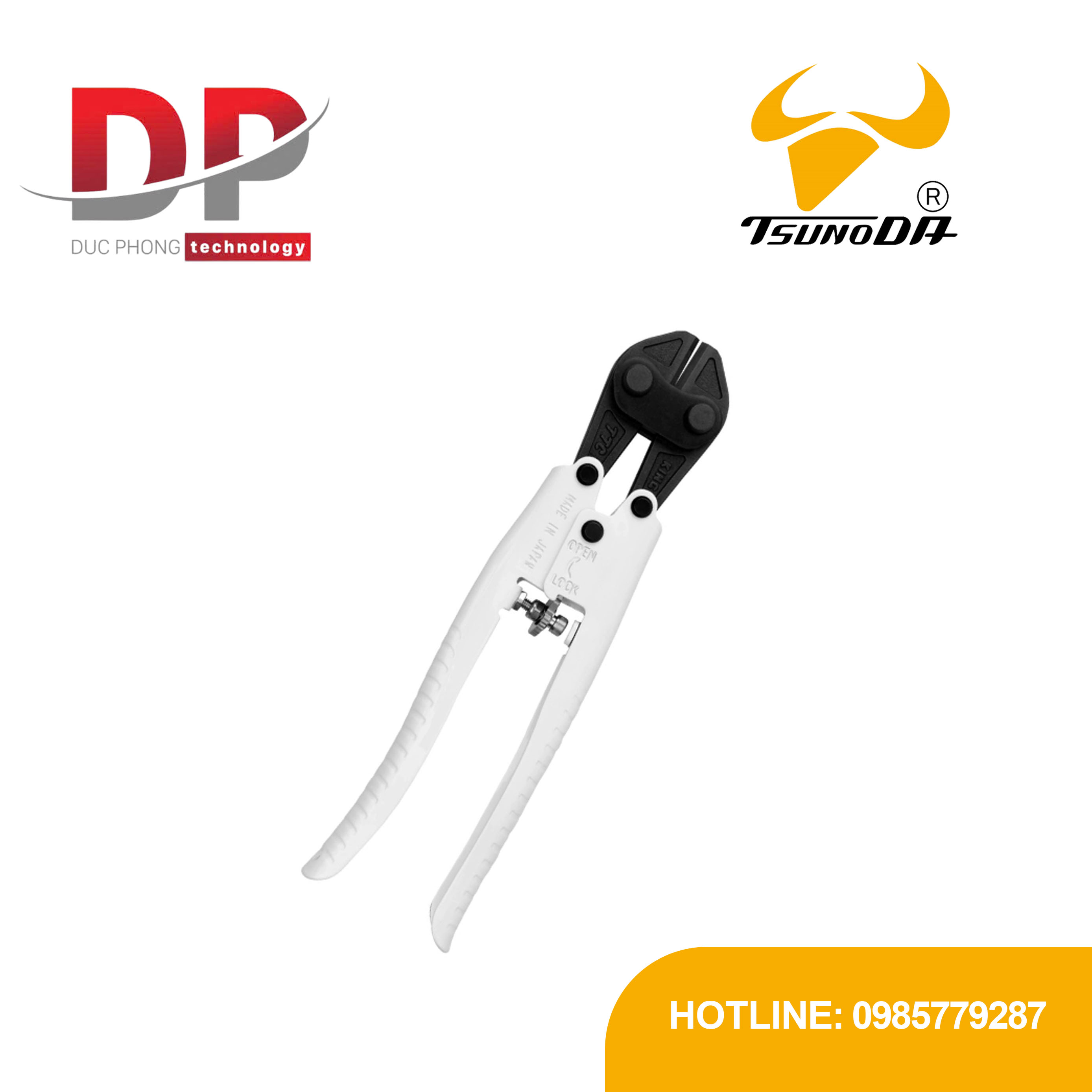 Kìm cộng lực cắt sắt Tsunoda PC-1100 230mm Nhật Bản