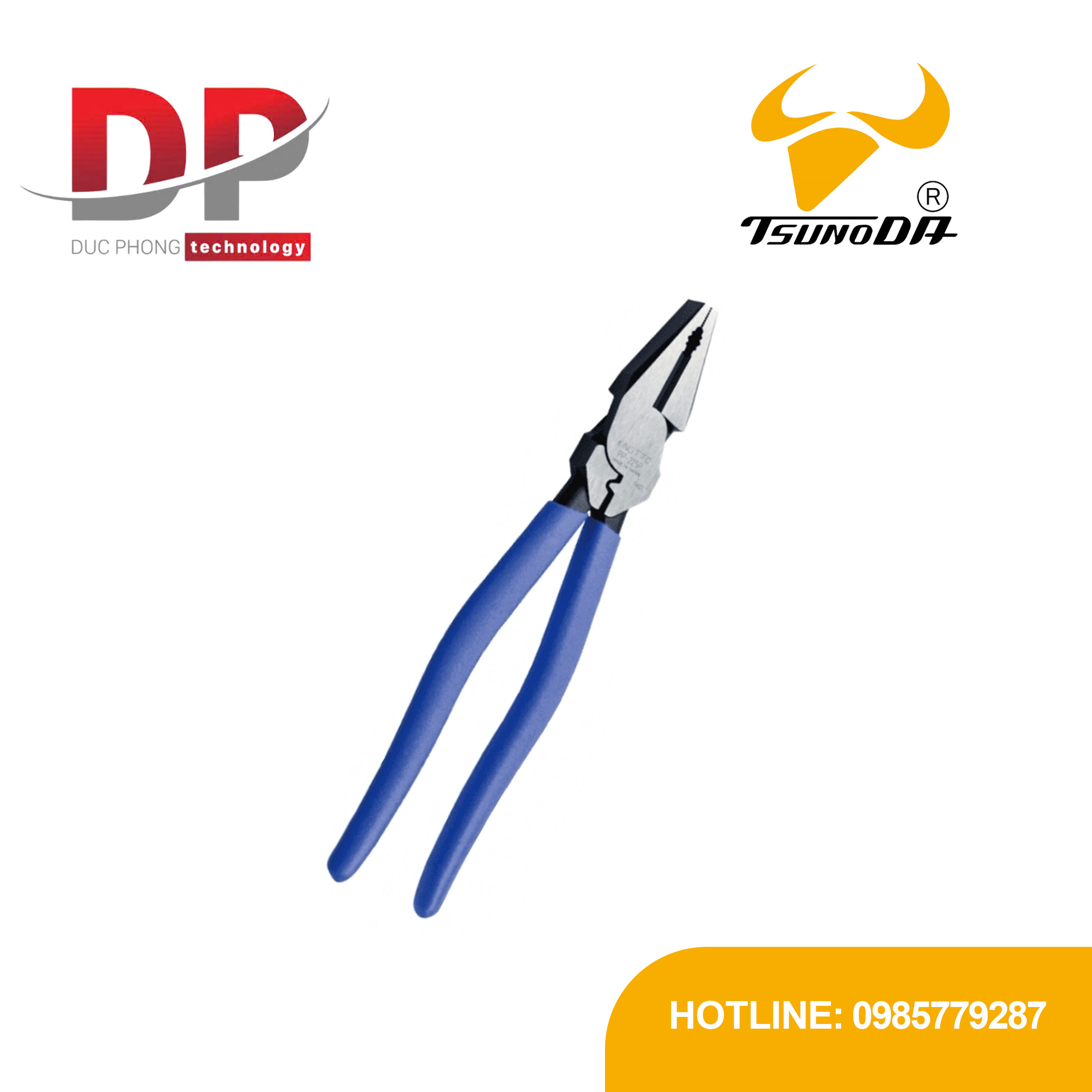 Kìm điện đa năng bấm cos Tsunoda PP-225P 228mm Nhật Bản