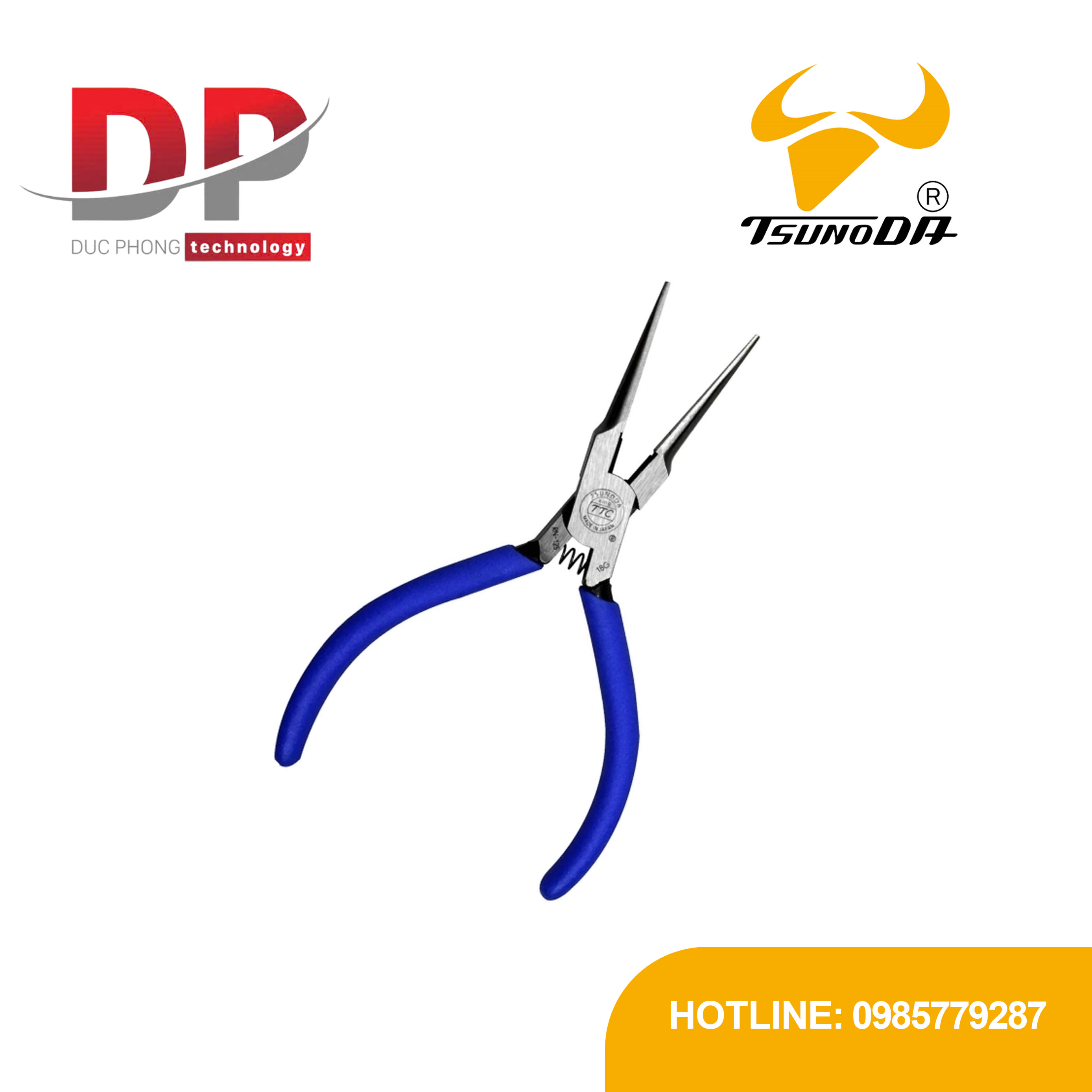 Kìm mũi kim Tsunoda RN-125 125mm Nhật Bản