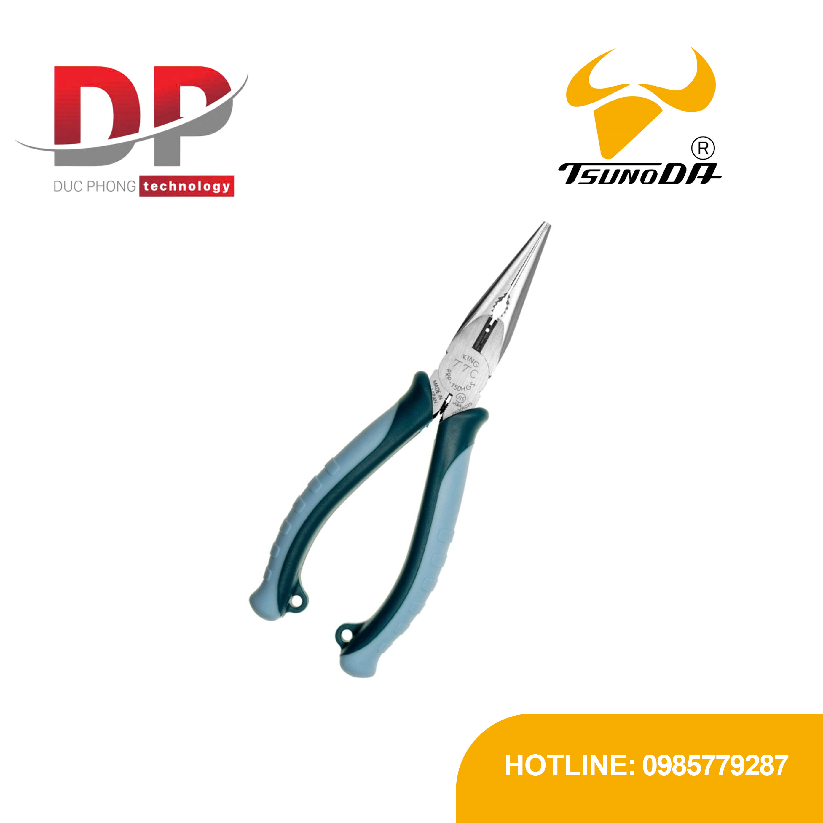 Kìm mũi nhọn Tsunoda PRP-150HGS