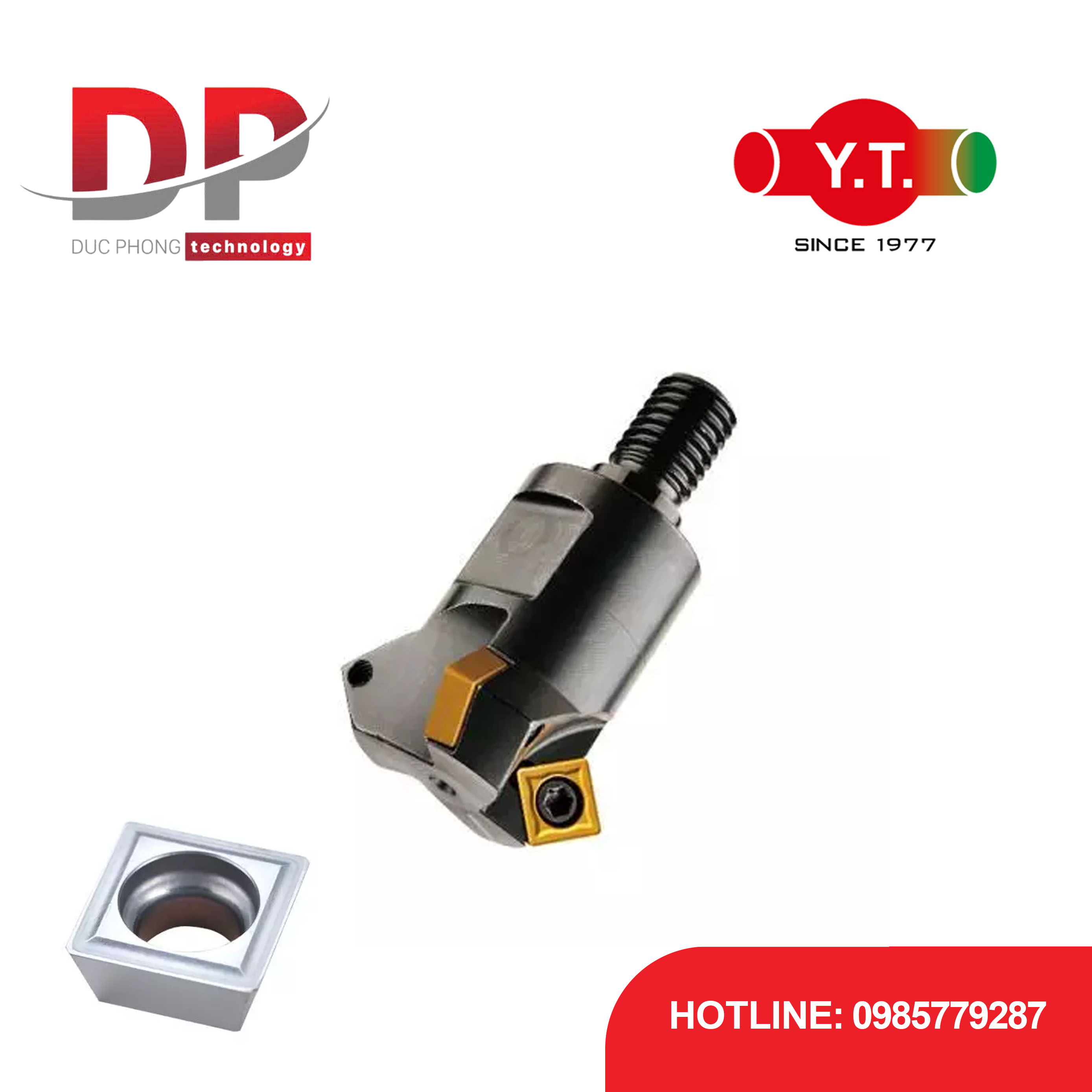 Dao phay bo góc kép gắn mảnh YIH TROUN Dòng Chamfer King MC/HMC cho máy CNC