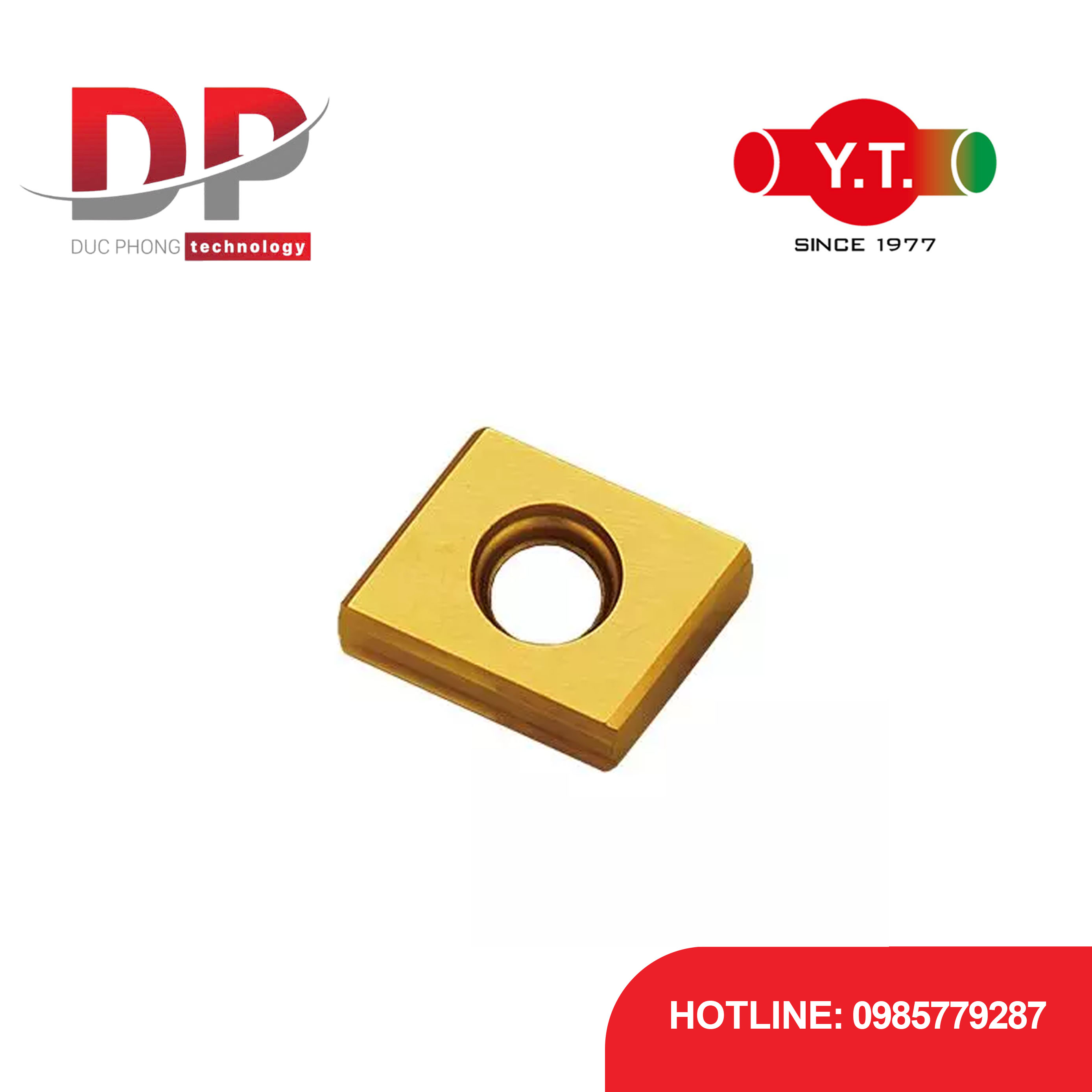 Dao phay đôi gắn mảnh YIH TROUN CDL, CDR