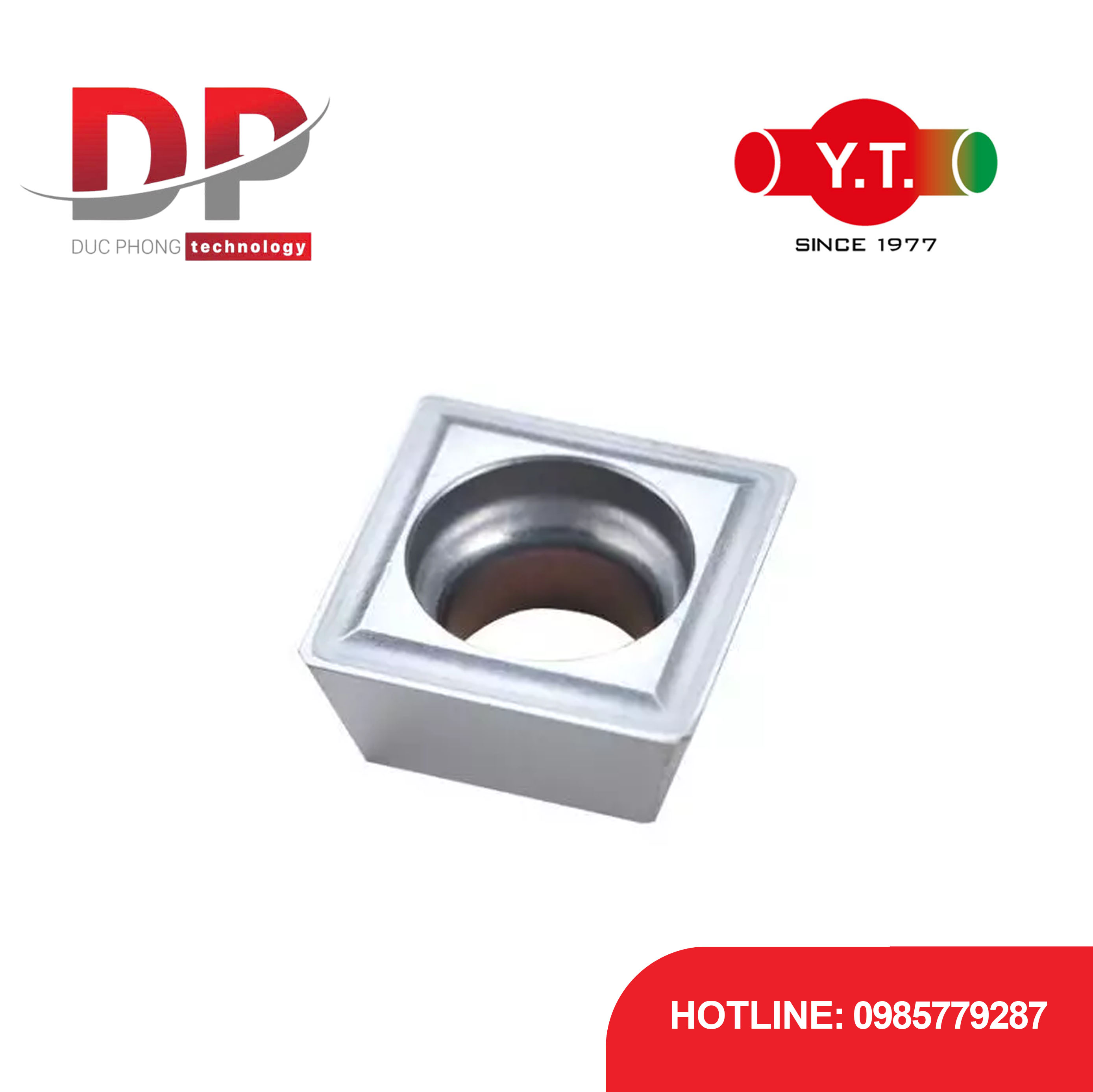 Đầu hạ bậc gắn mảnh YIH TROUN CBI chuyên dùng cho máy CNC