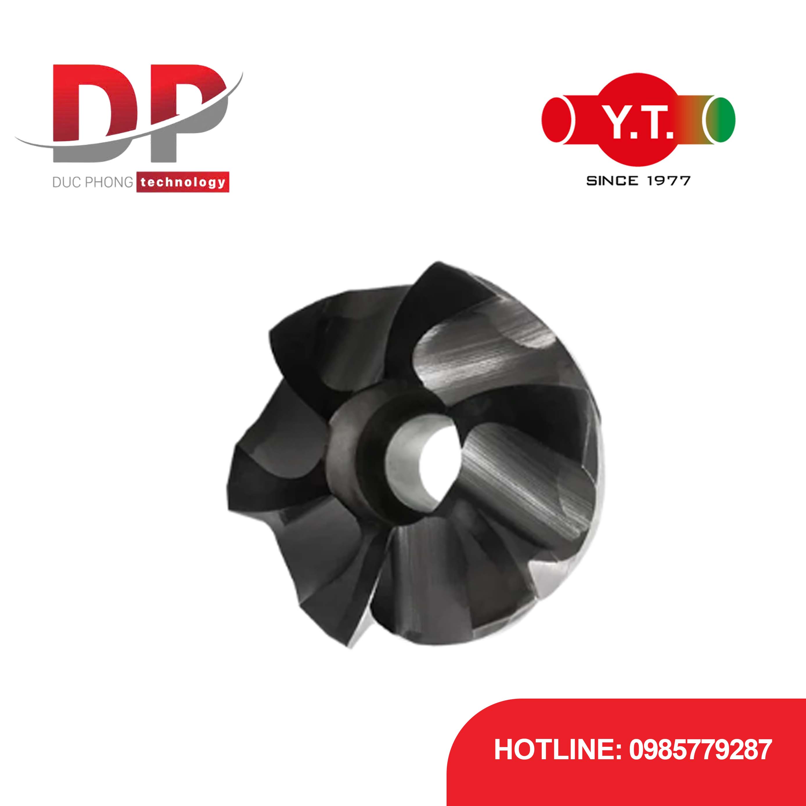 Đầu phay tốc độ cao gắn mảnh YIH TROUN UFO Mill 3BH, phay rãnh sâu, 4-6 me cắt