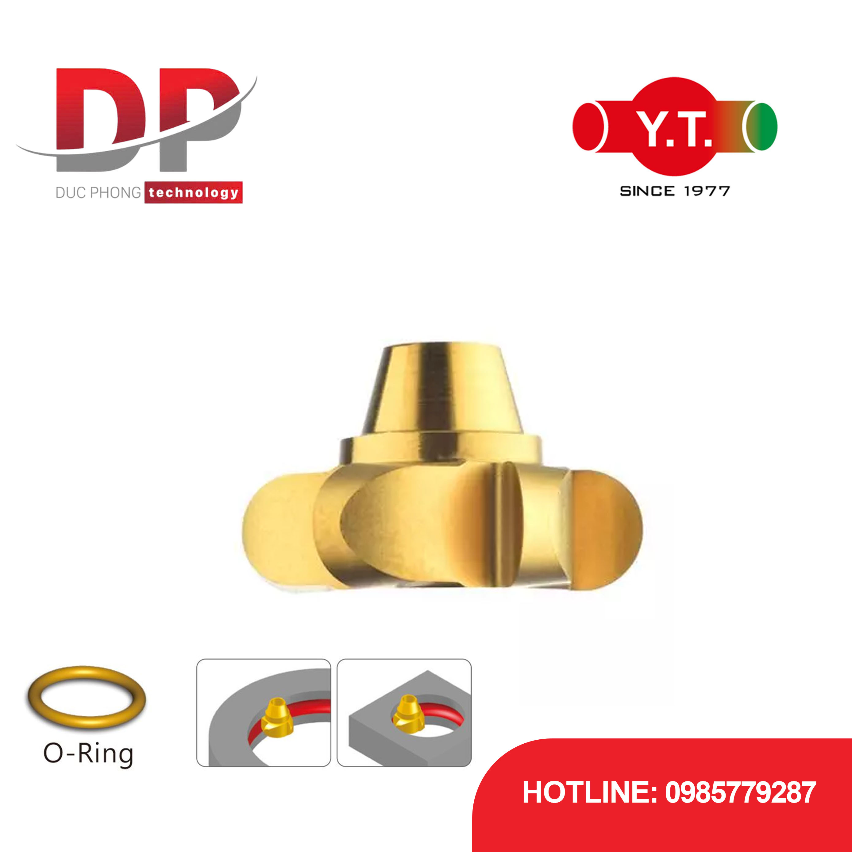 Mảnh dao phay có góc R YIH TROUN UFO 3T (R0.5 - R3.0), 6 me cắt, hiệu suất cao