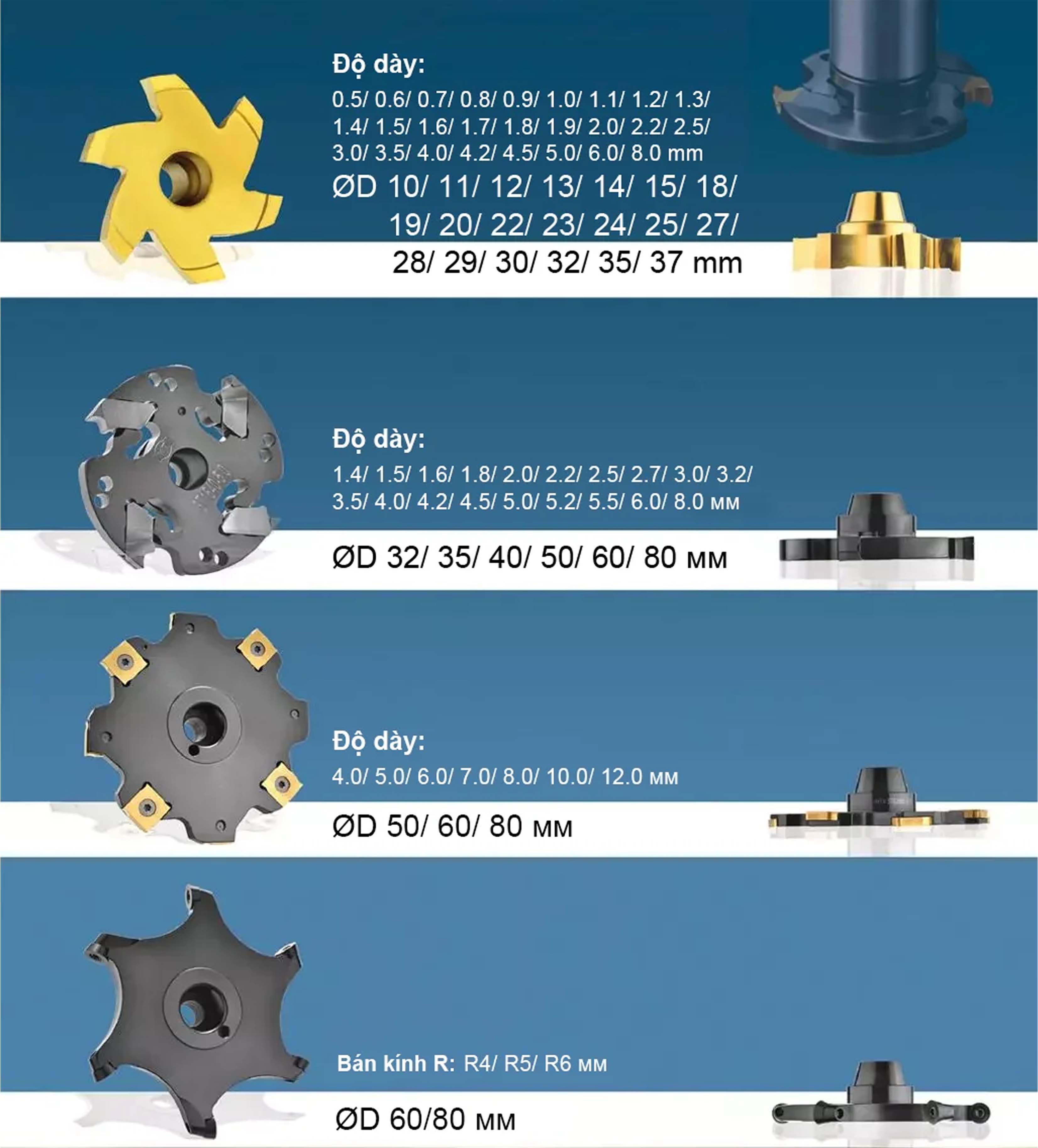 Mảnh dao phay rãnh T YIH TROUN UFO T-SLOT Series, carbide, đa năng, tiết kiệm chi phí