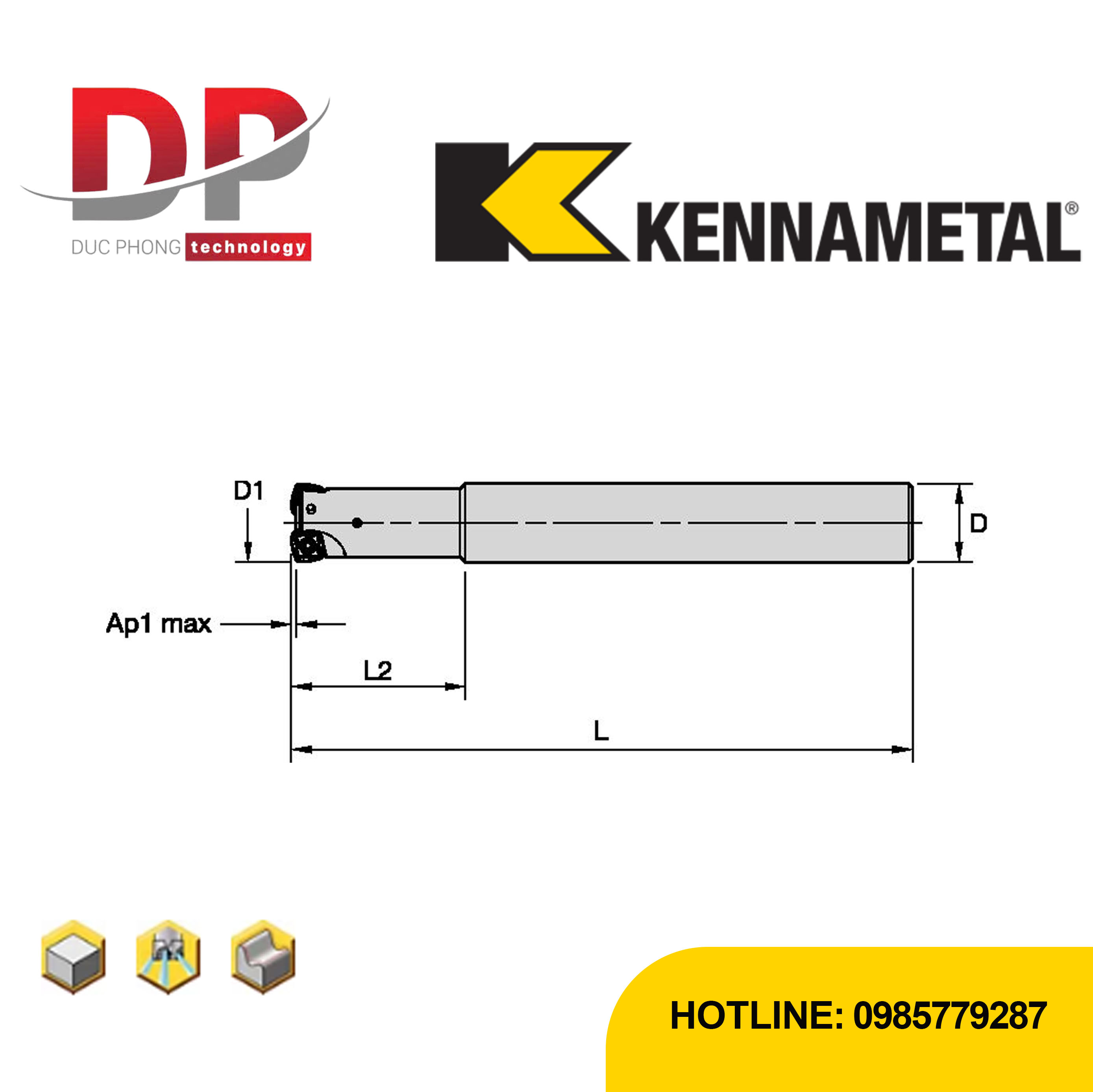 Thông số dao phay kennametal