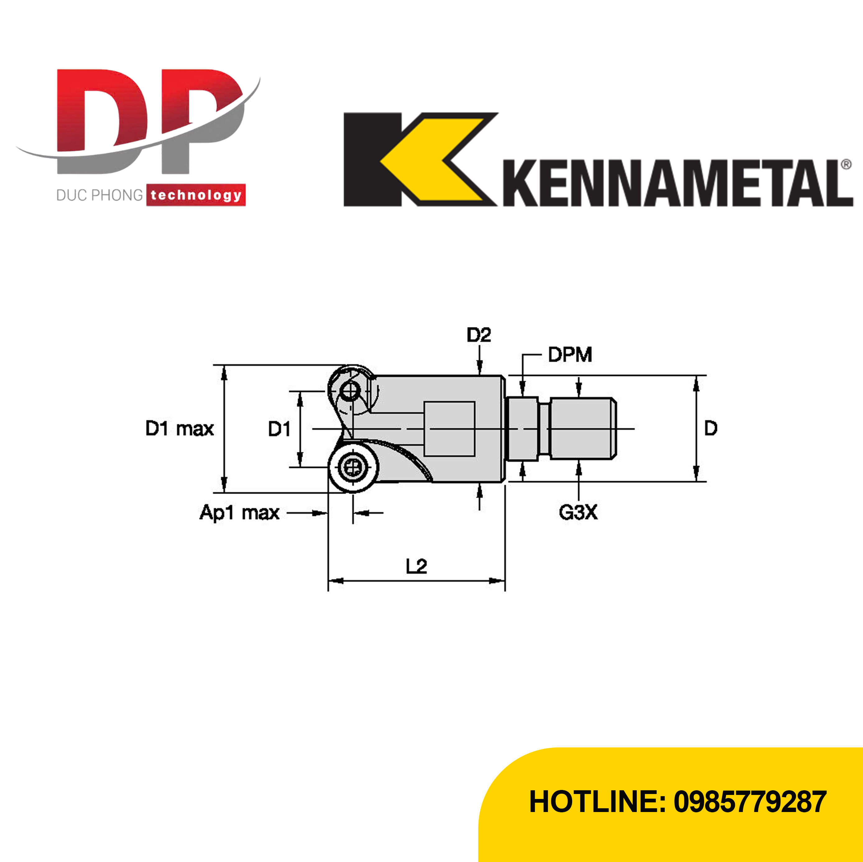 Thông số dao phay kennametal