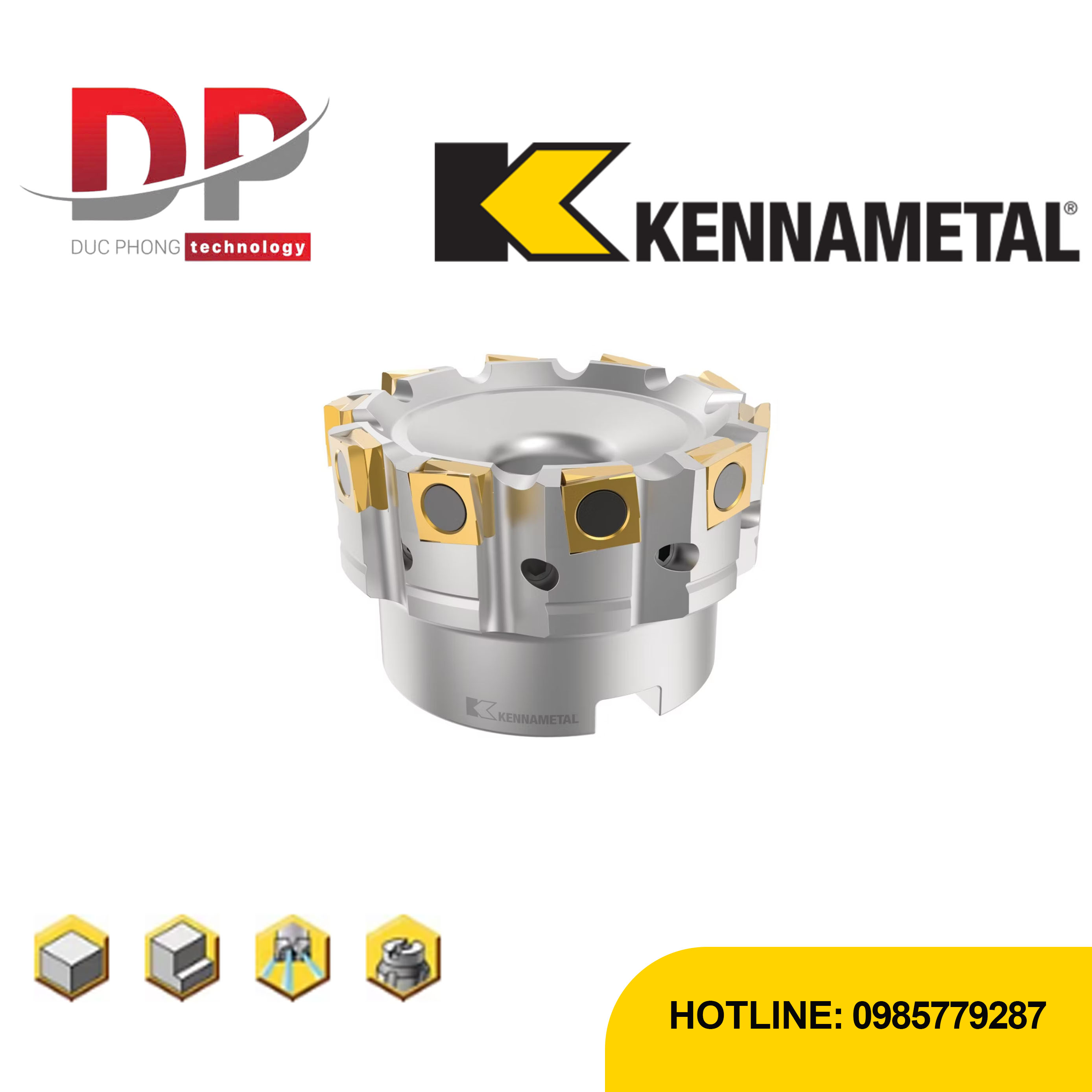 Dao phay gắn mảnh