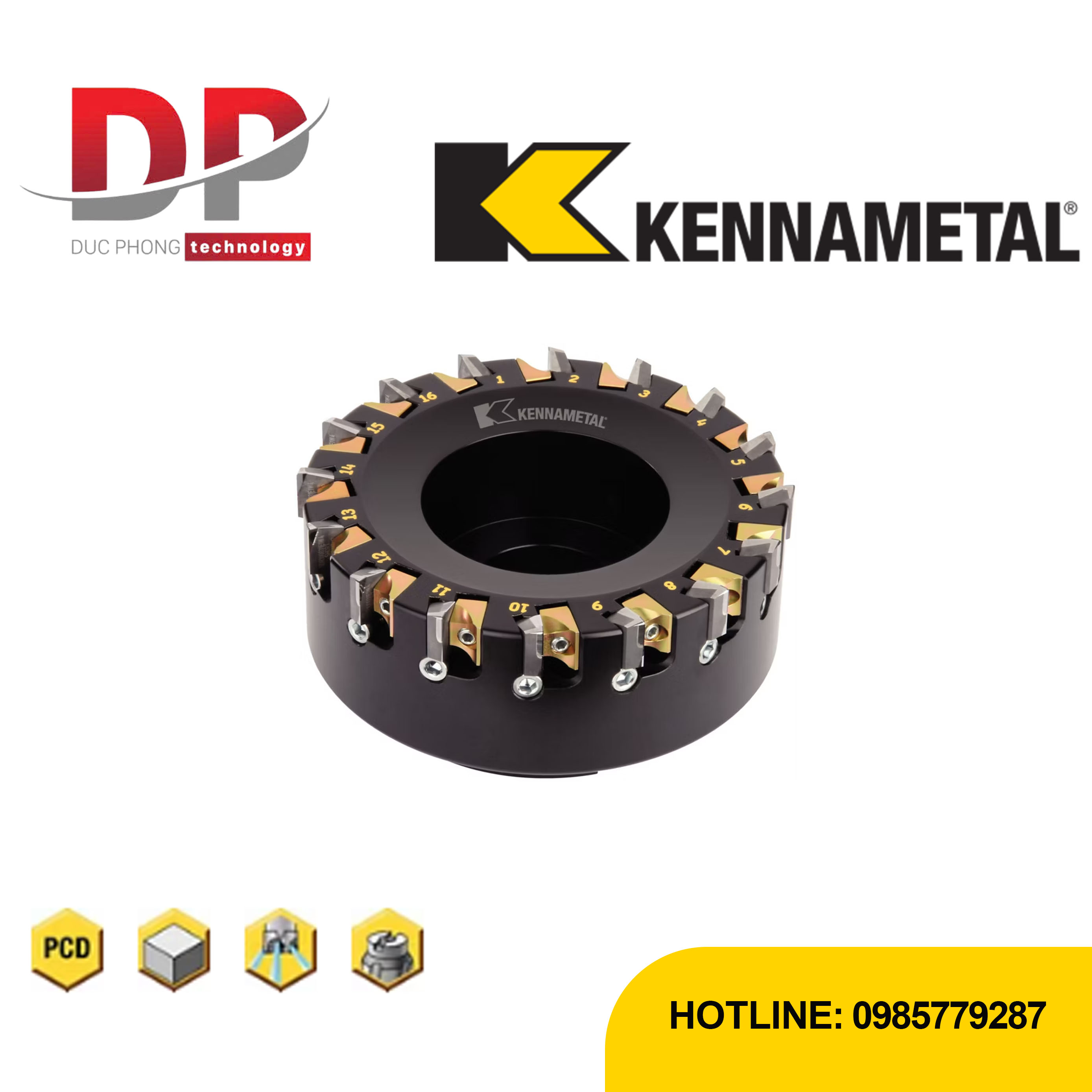 Giá dao gắn mảnh Kennametal