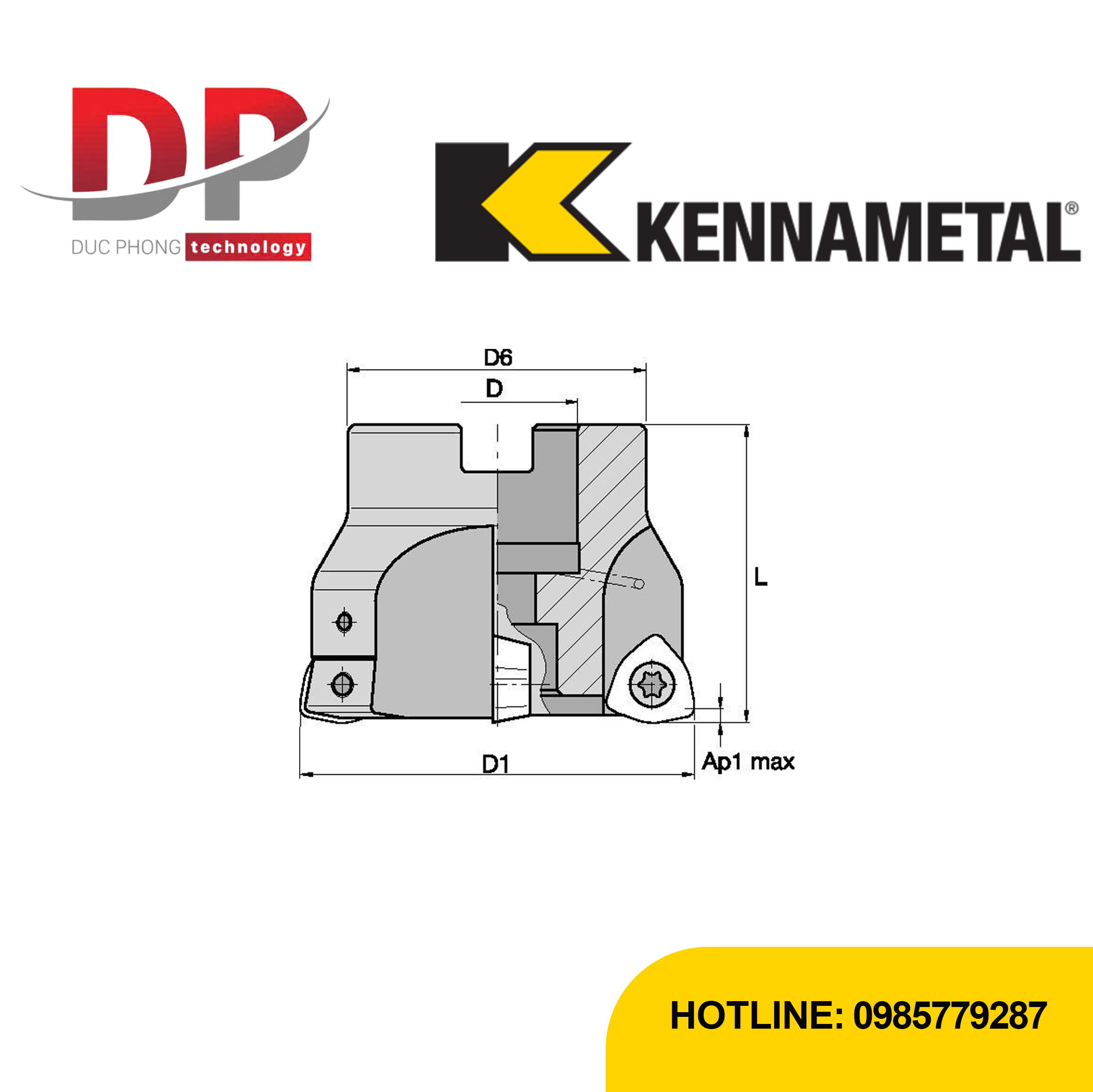 Thông số dao phay kennametal