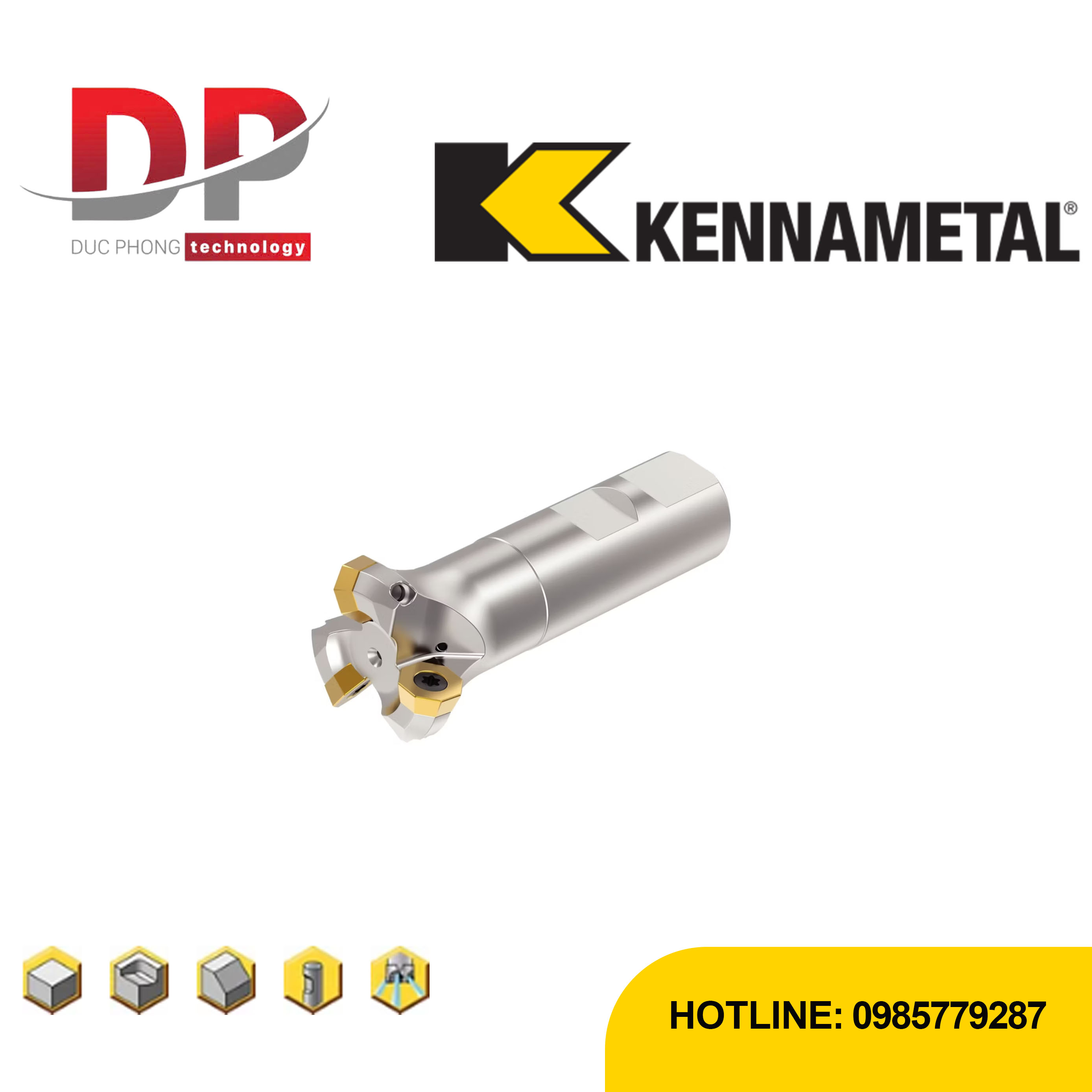 Dao phay mặt kennametal
