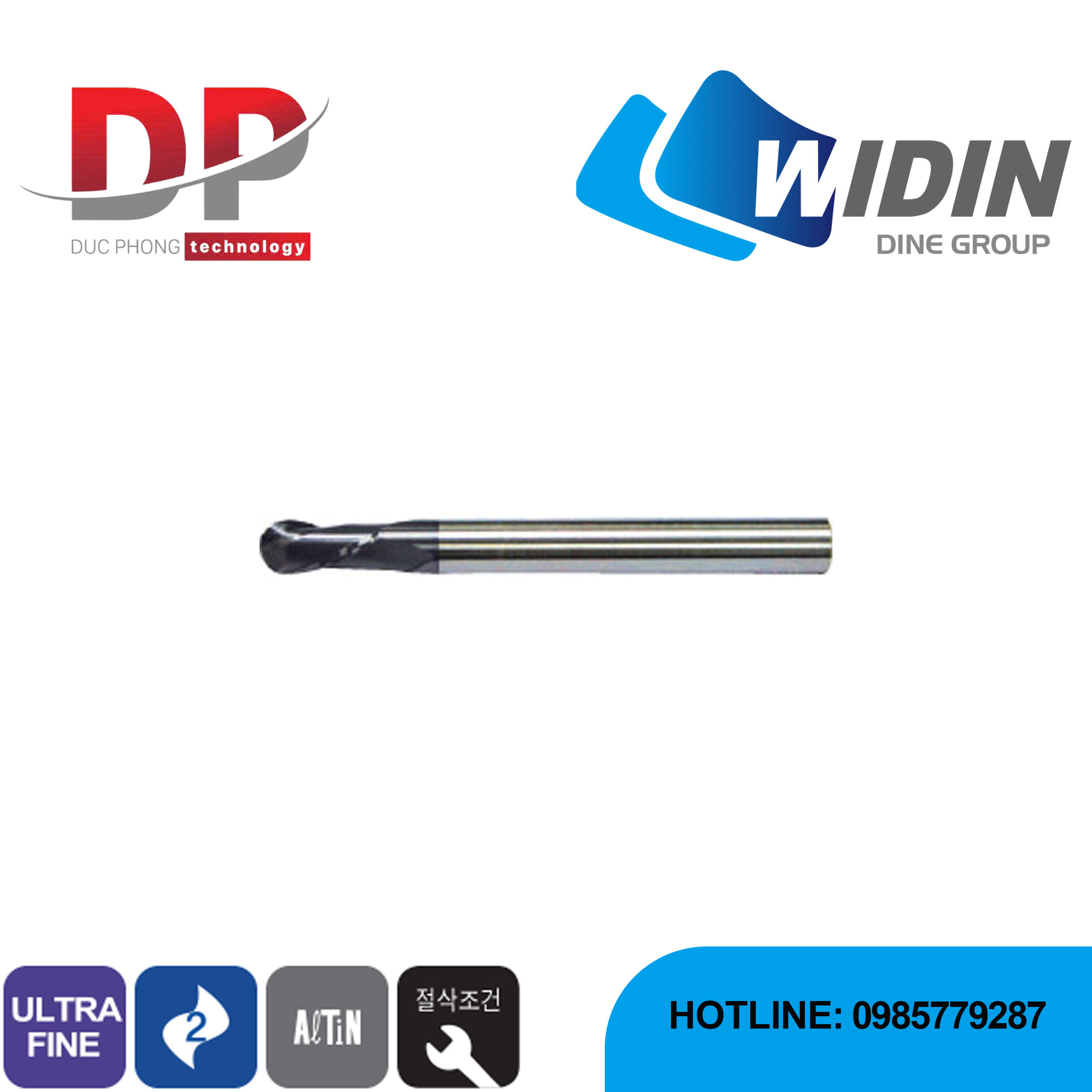 Dao phay ngón series DA512 - WIDIN