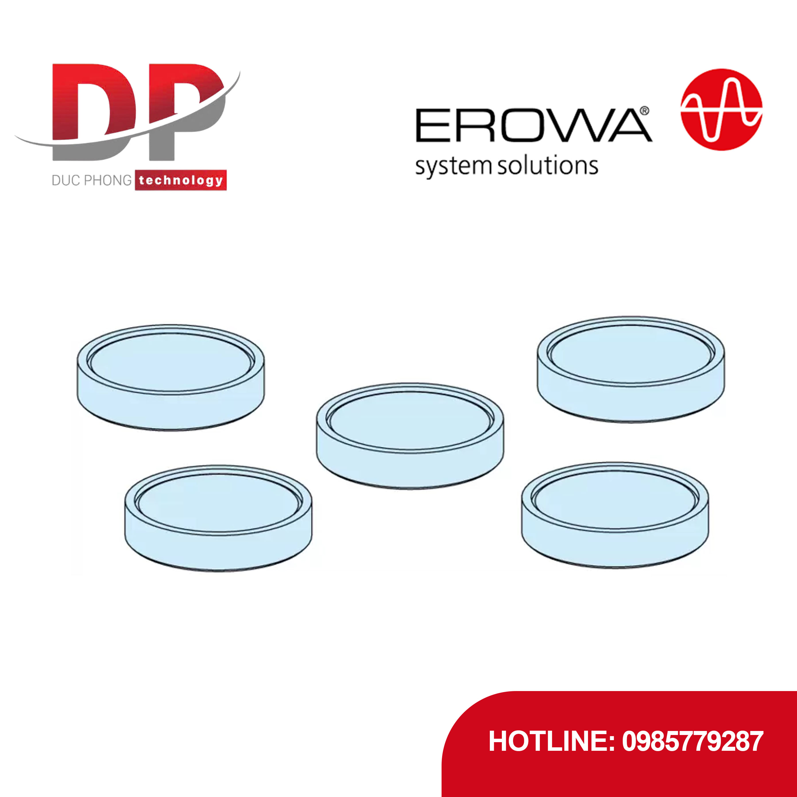 Bộ chip EROWA ER-099313 EWIS, CleverClamp, quản lý sản xuất