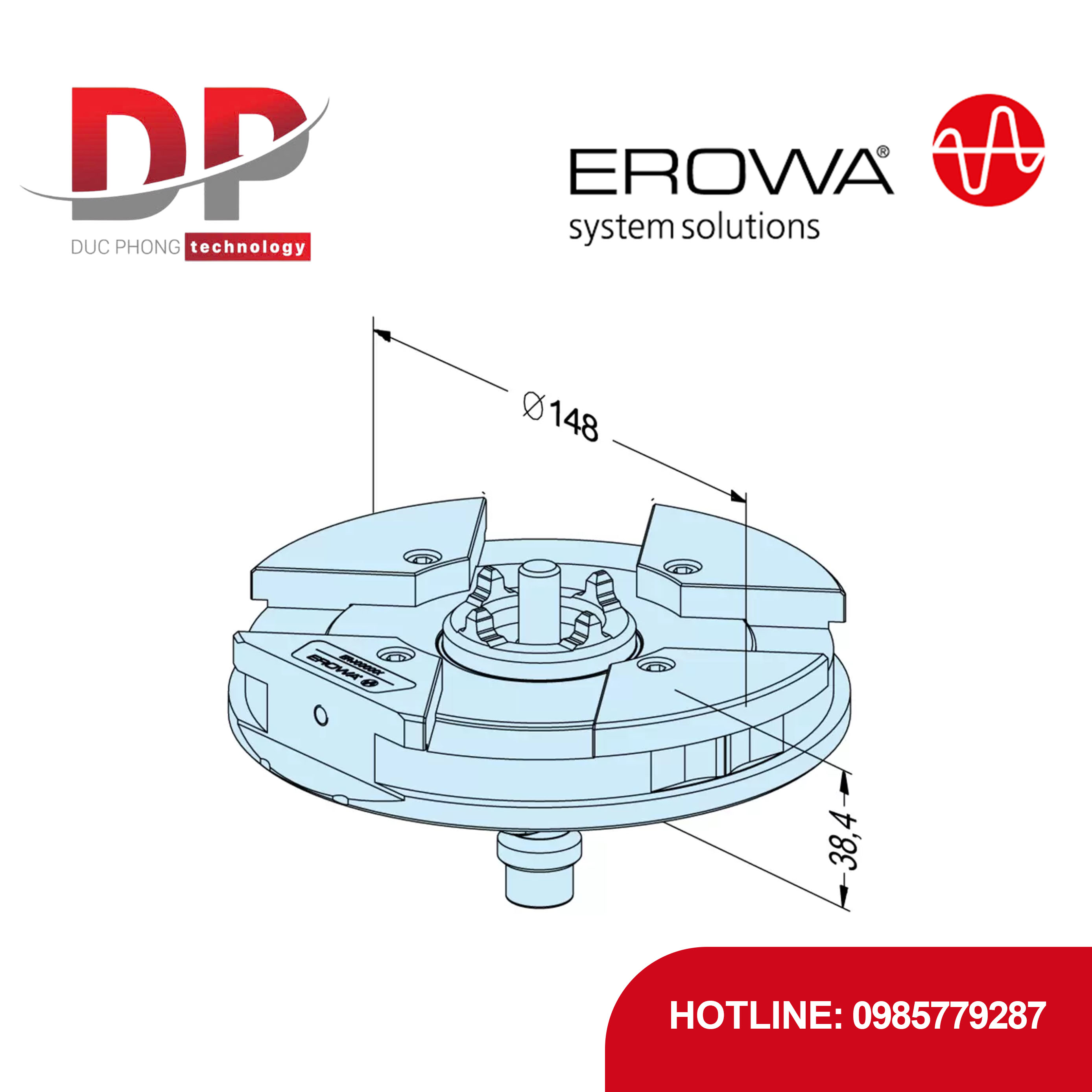 Bộ chuyển đổi Pallet EROWA ER-022250 ITS 50