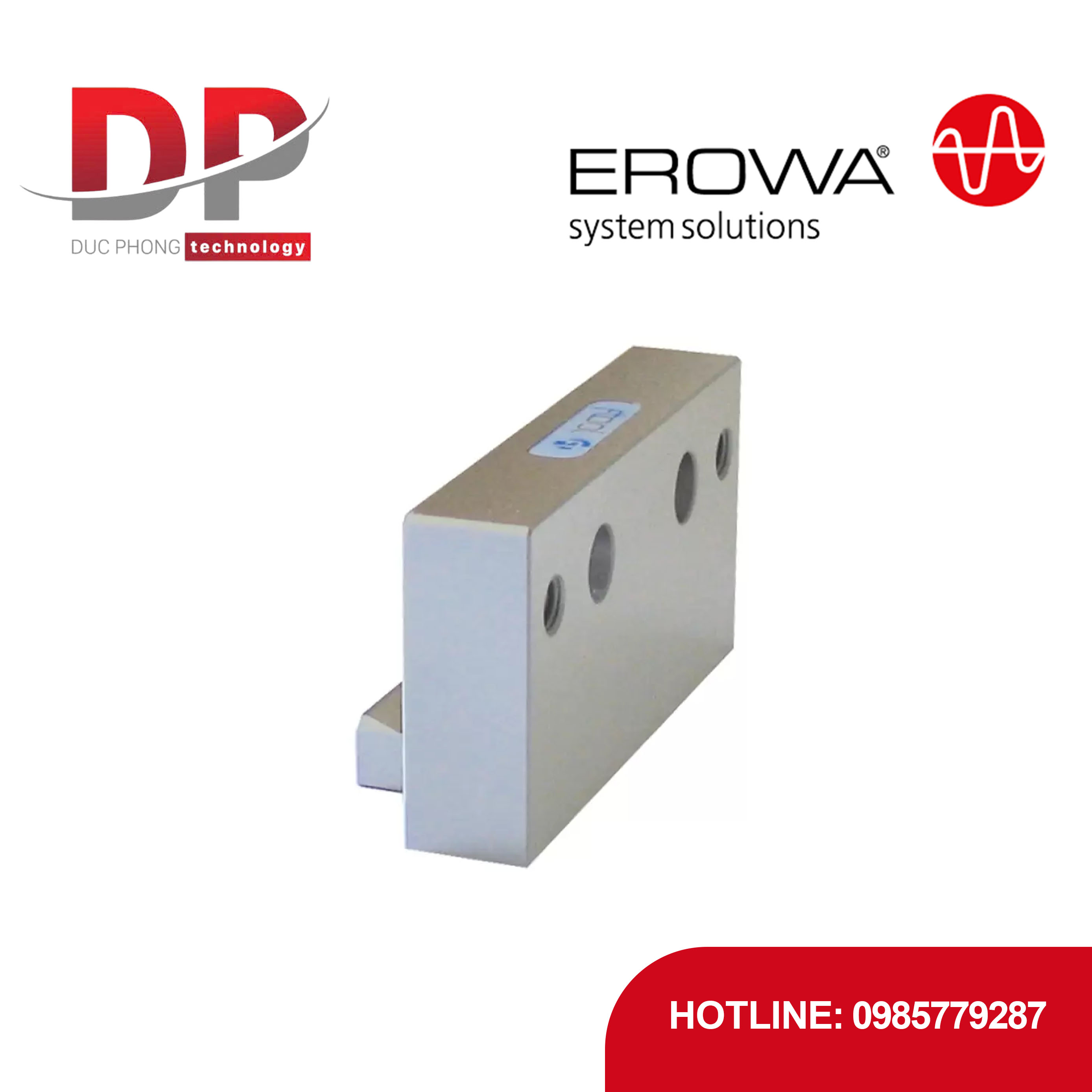 Bộ chuyển đổi thước cơ bản EROWA F-Tool FT-01878 IF100/50, cho MultiClamp, chống ăn mòn