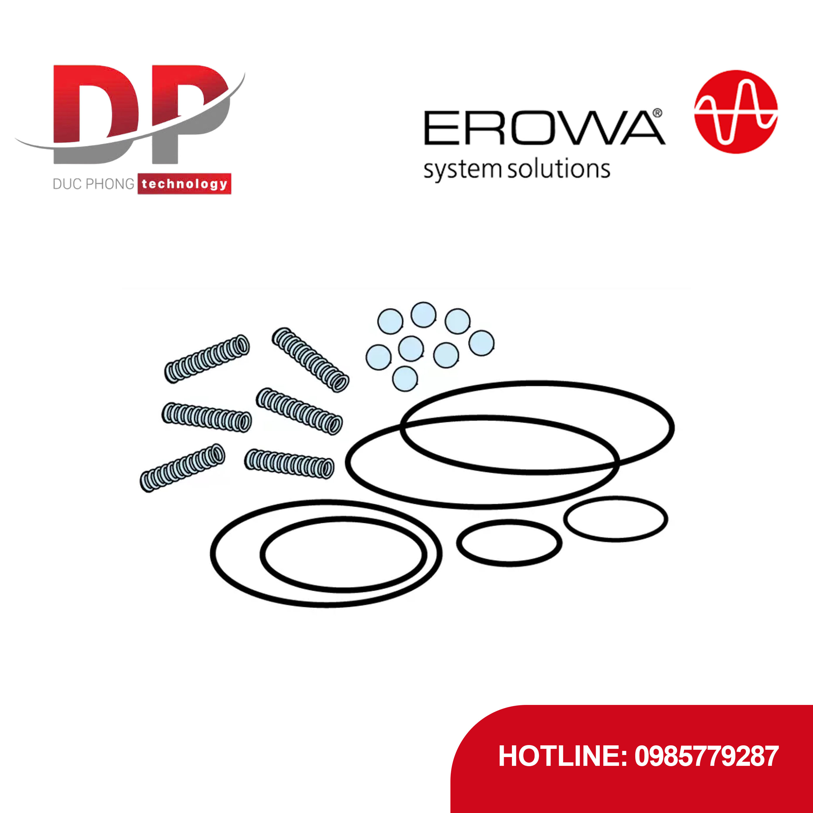 Bộ sửa chữa EROWA ER-139049 cho Đầu kẹp UPC 2.0