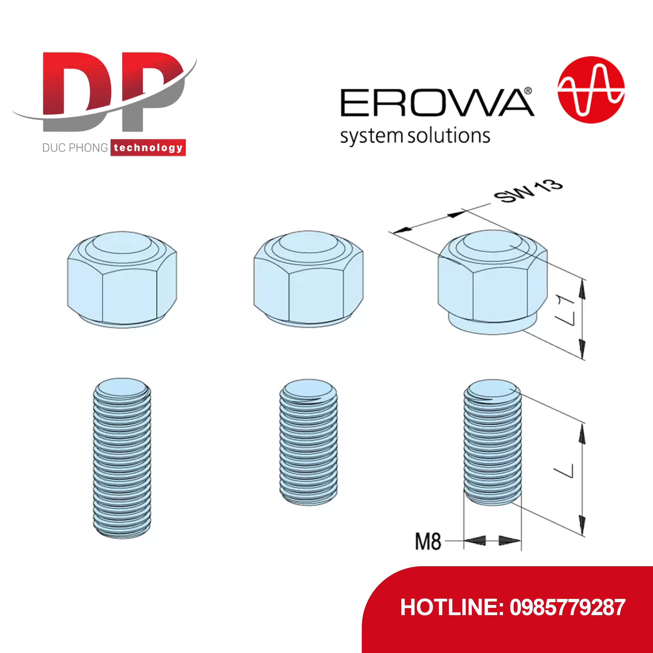 Chân đỡ EROWA ER-022457 SW13