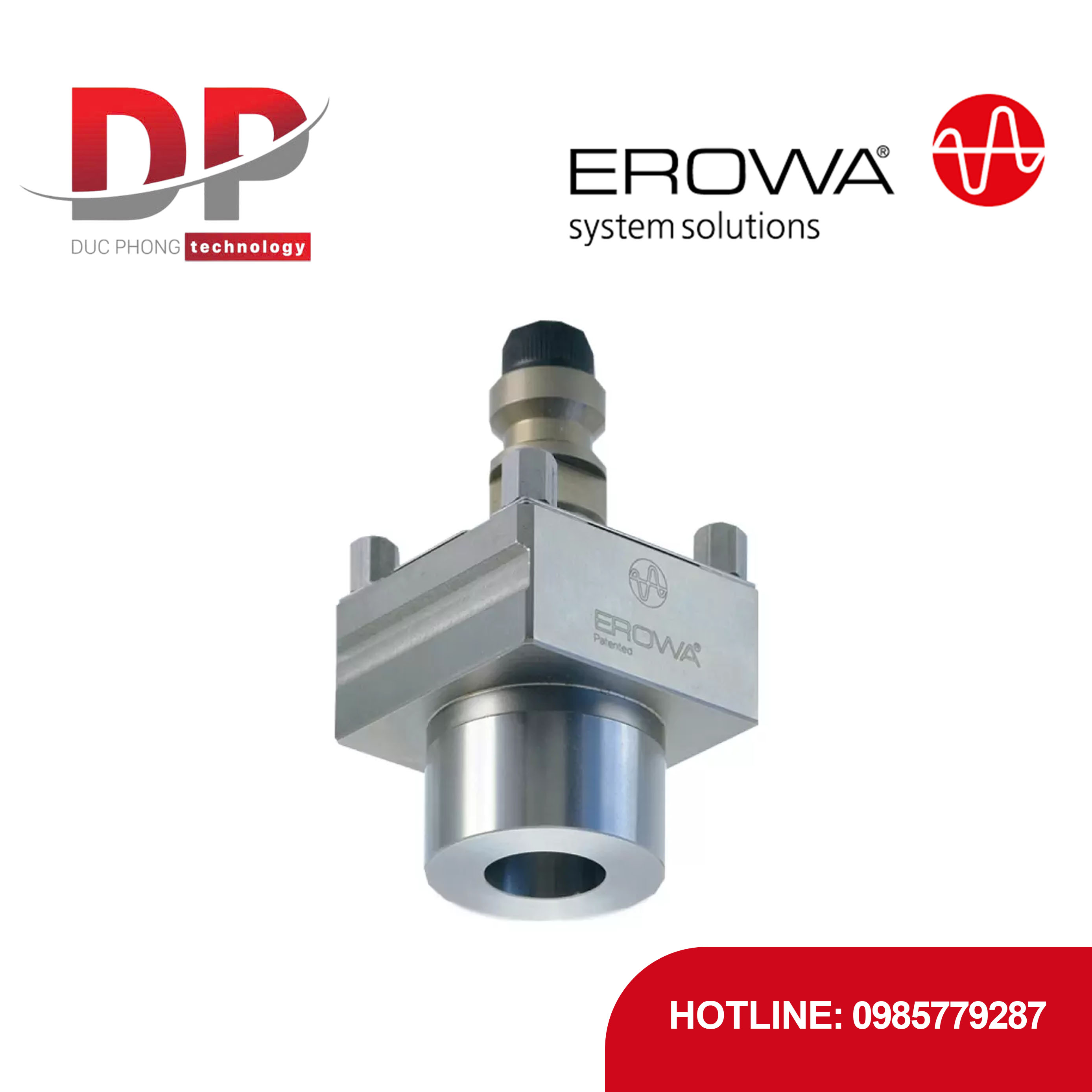 Chốt đo EROWA ER-097363 HP Gauging Pin, độ chính xác cao, cho đầu kẹp ITS