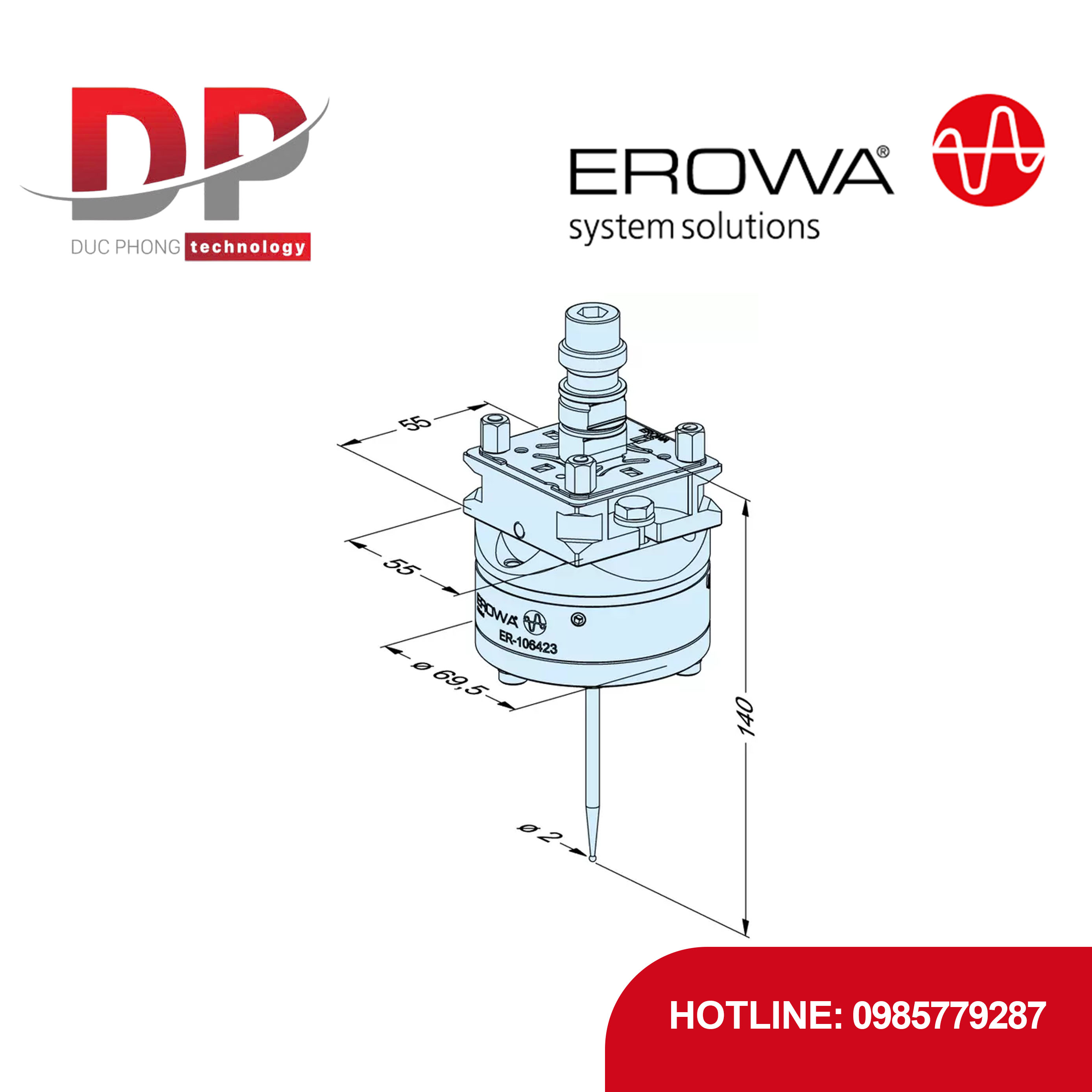 Đầu dò EROWA ER-106423